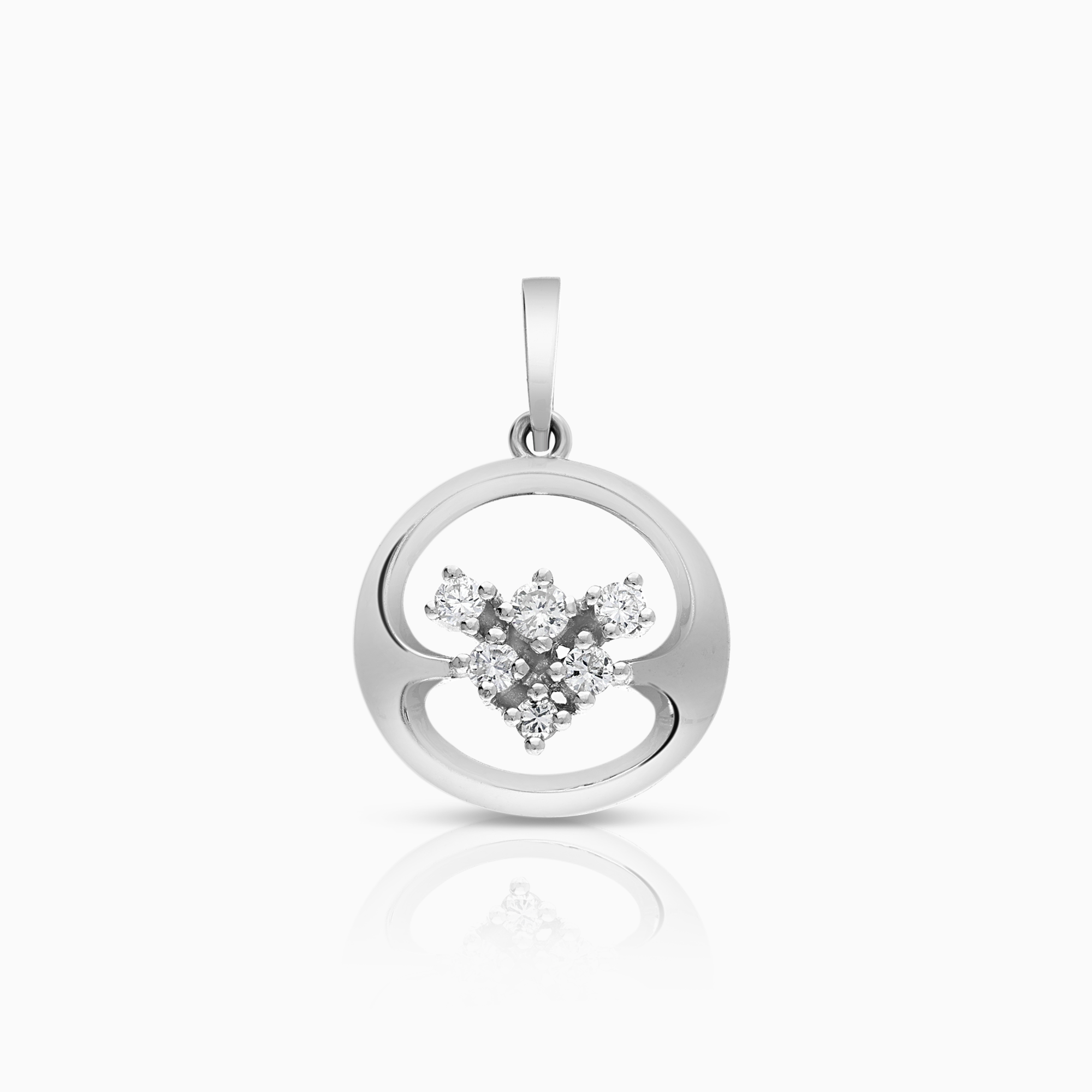 Diamanthänge 0,22ct 18K vitguld