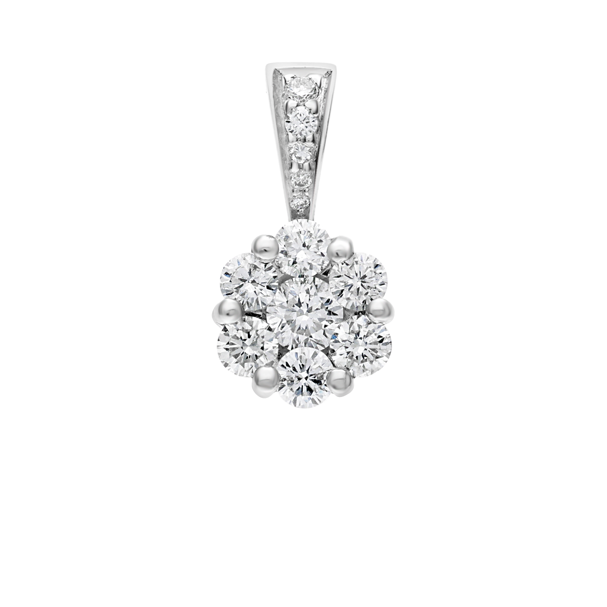 Diamanthänge 0,54ct 18K vitguld