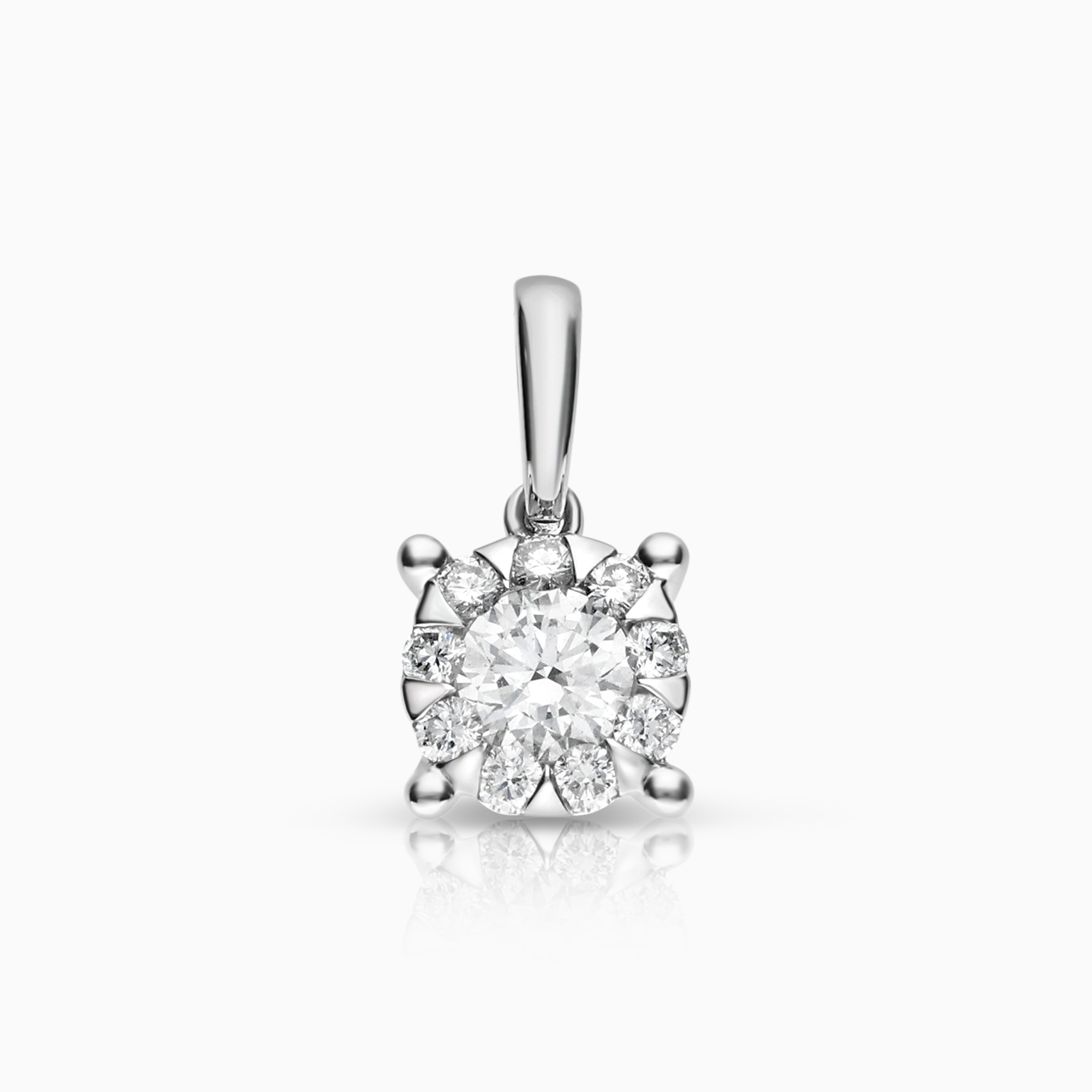 Diamanthänge 0,35ct 18K vitguld