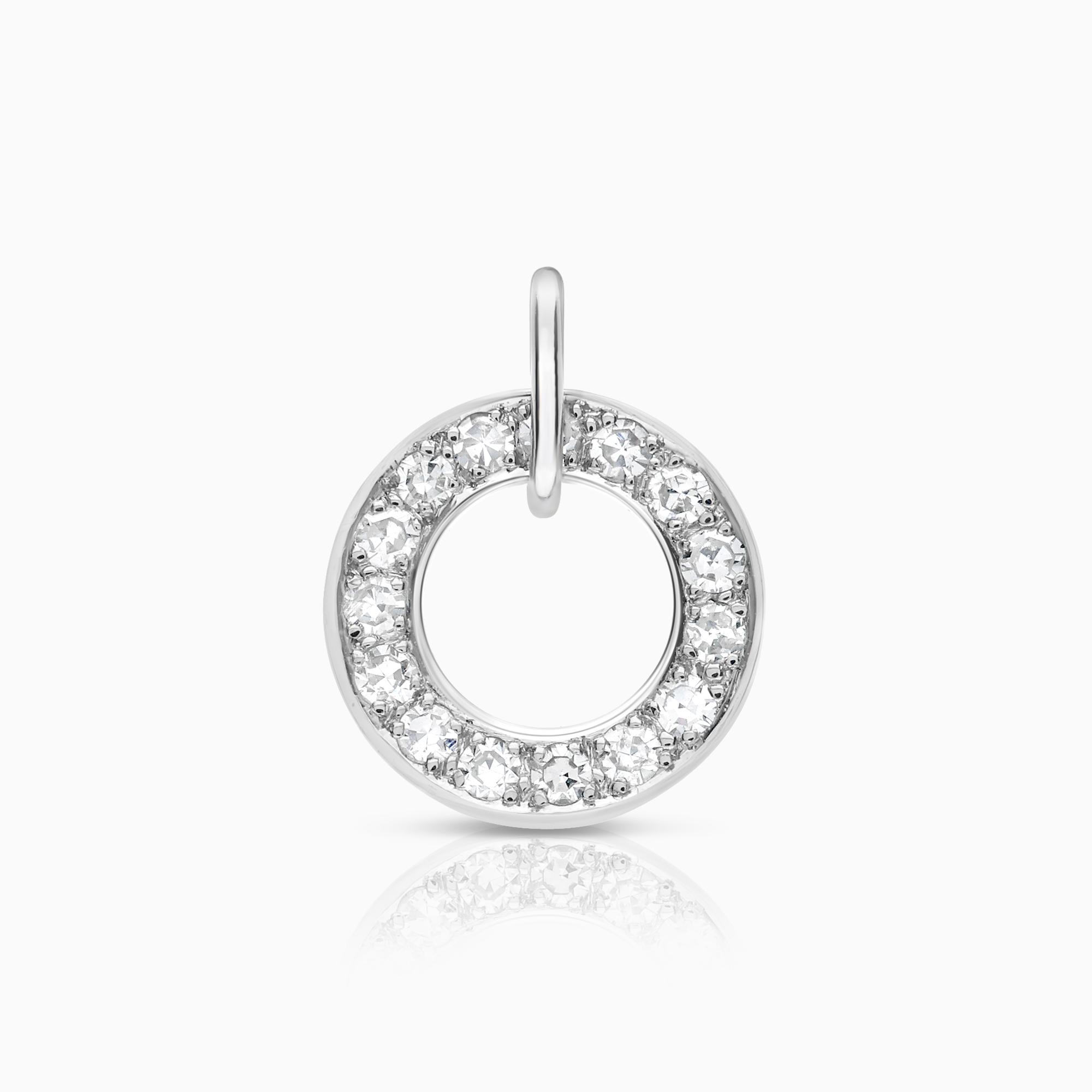 Diamanthänge 0,15ct 18K vitguld