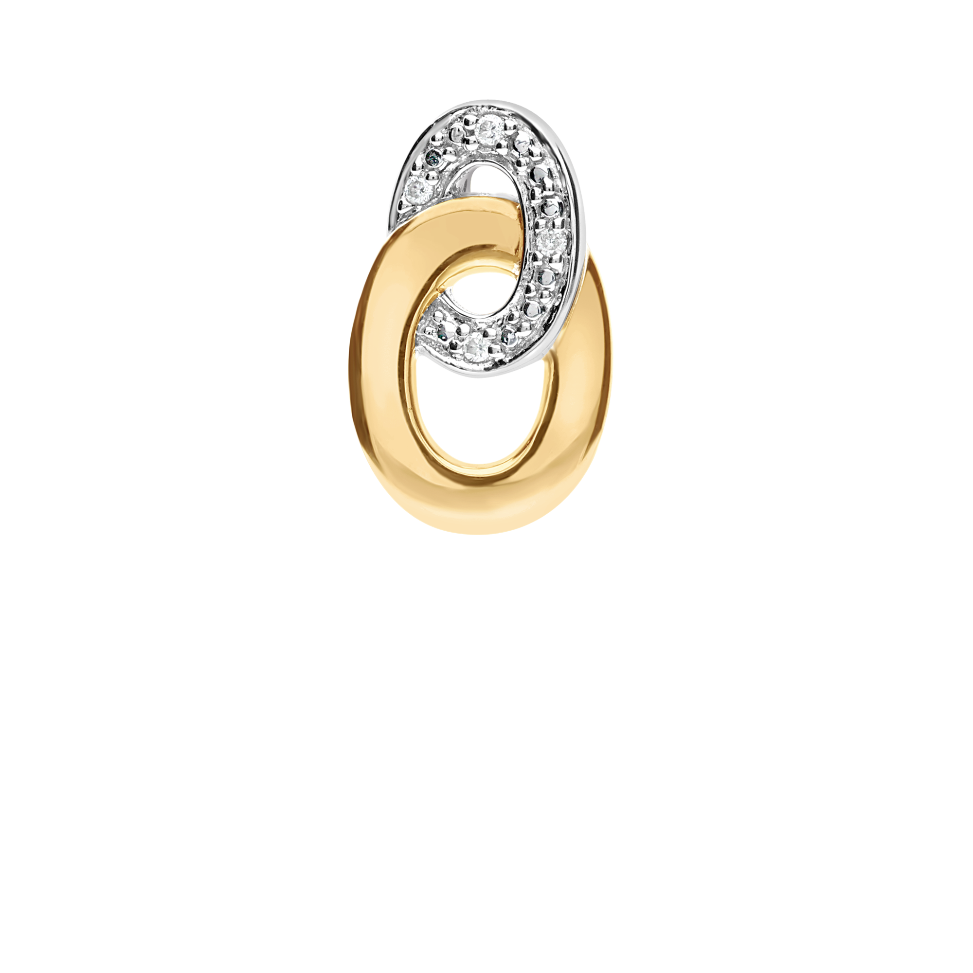 Hänge diamanter 0,03ct 18K guld/vitguld