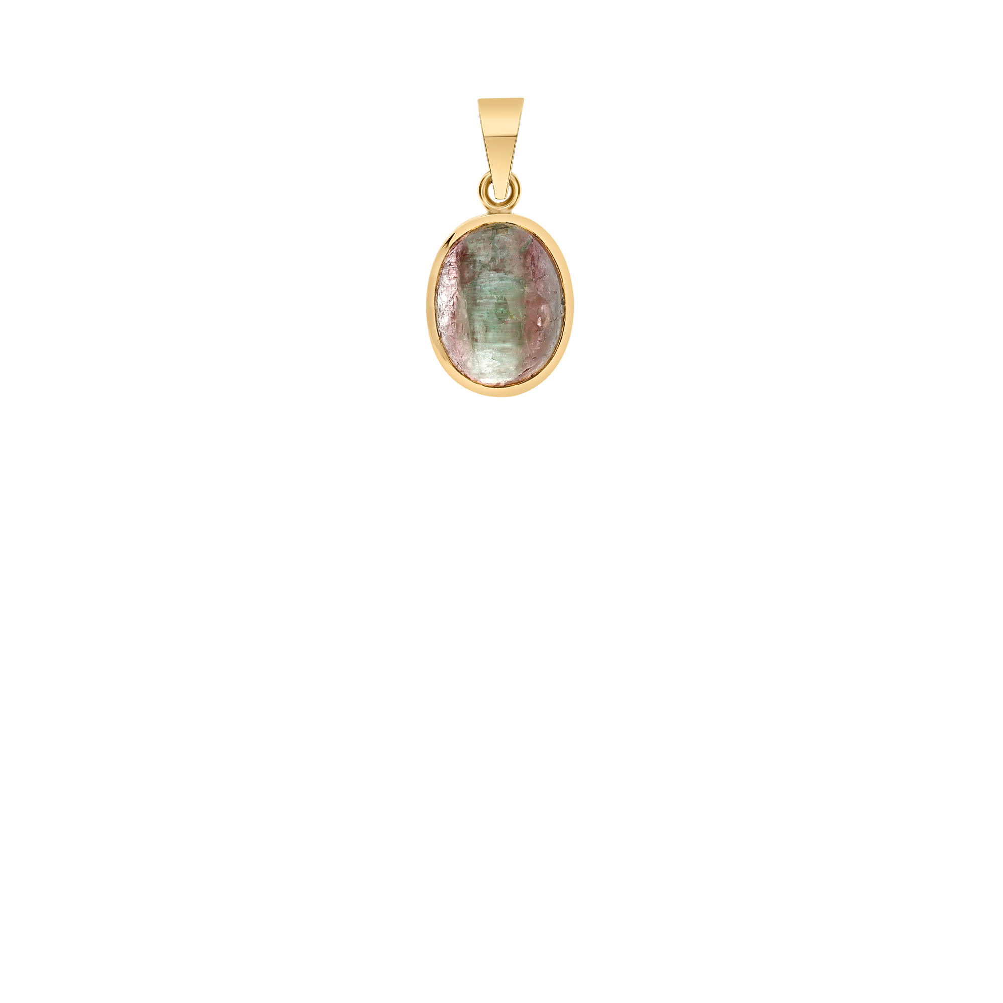 Tourmaline pendant 2.65g 18K gold