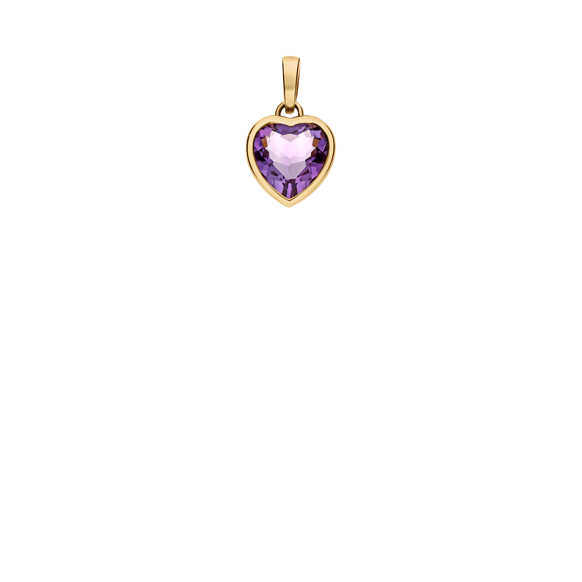Hängsmycke ametist 3,66g 18K guld