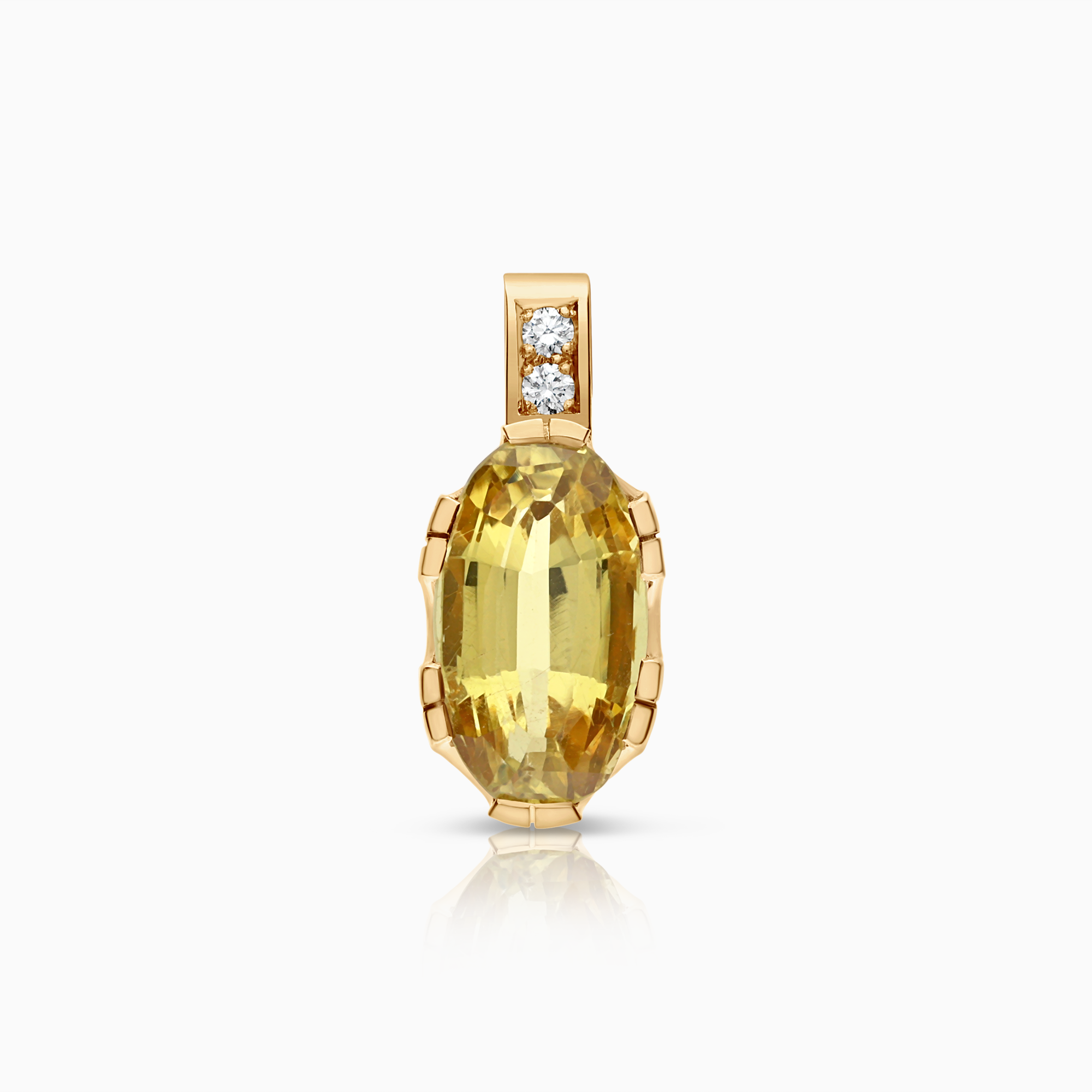 Diamanthänge krysoberyll 0,05ct 18K guld