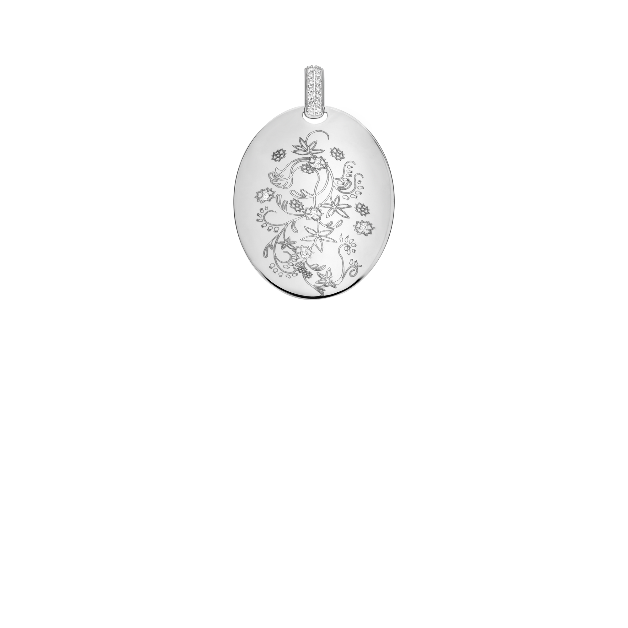 Diamanthänge 0,10ct 18K vitguld