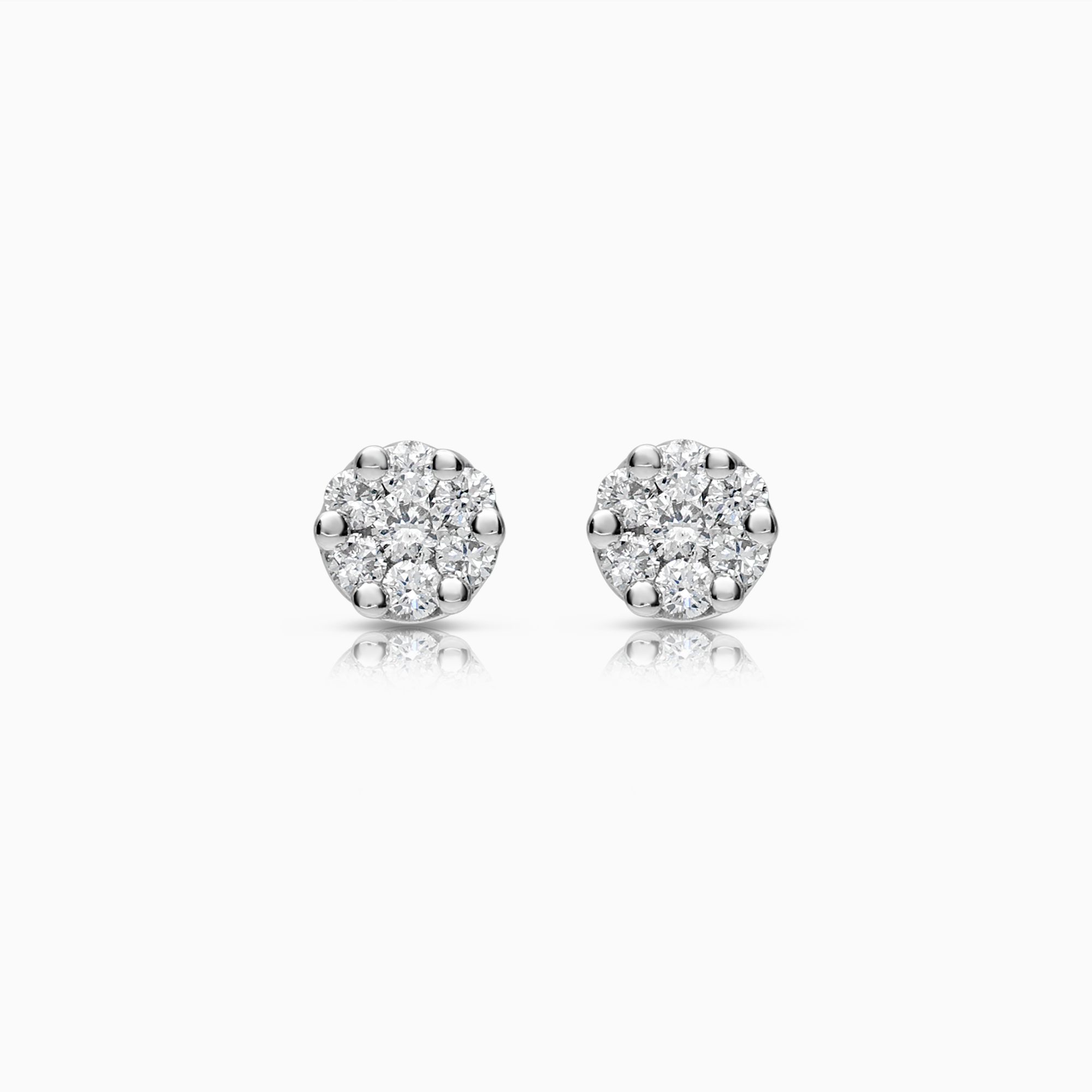 Diamantörhängen 0,22ct 18K vitguld