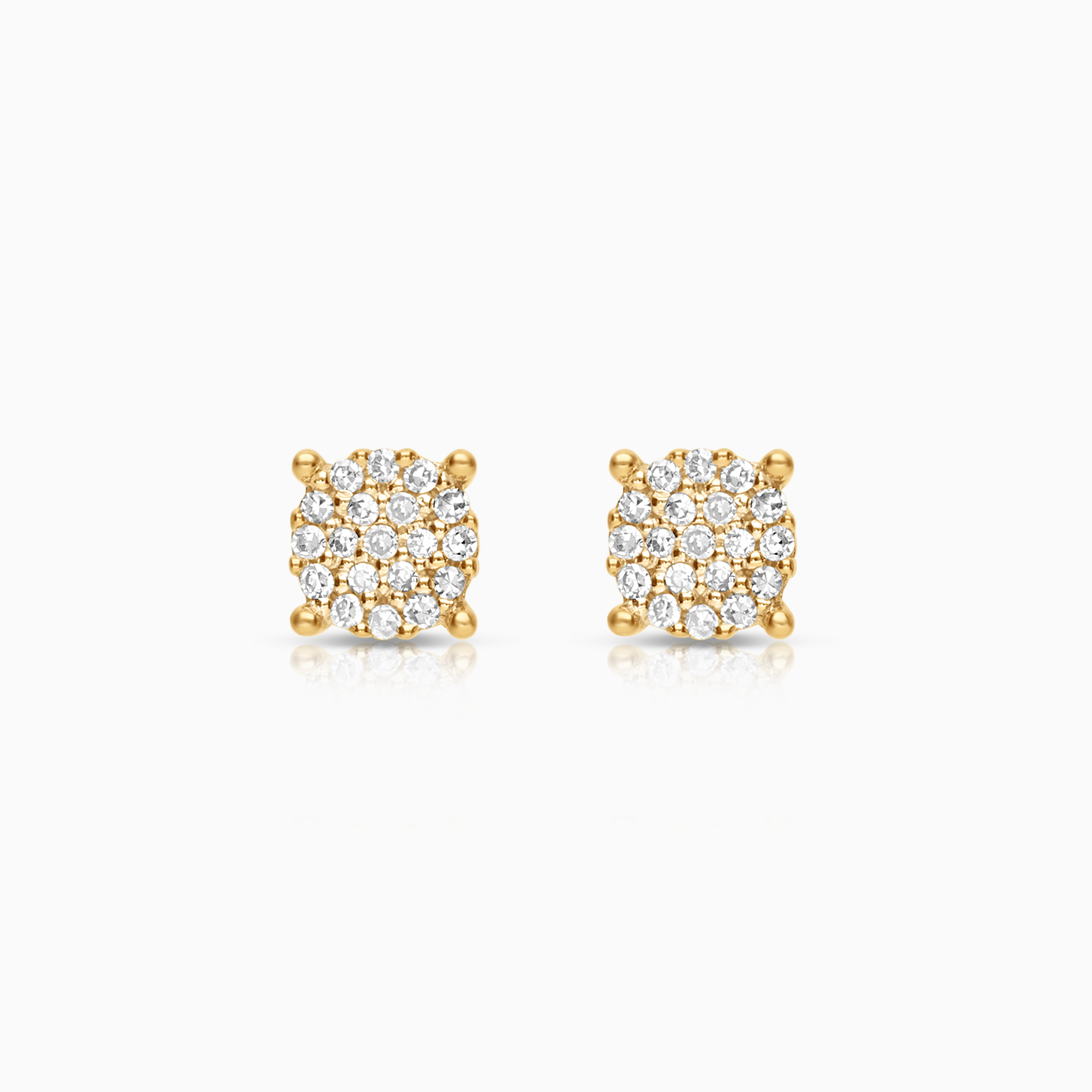 Diamantörhängen 0,15ct 18K guld