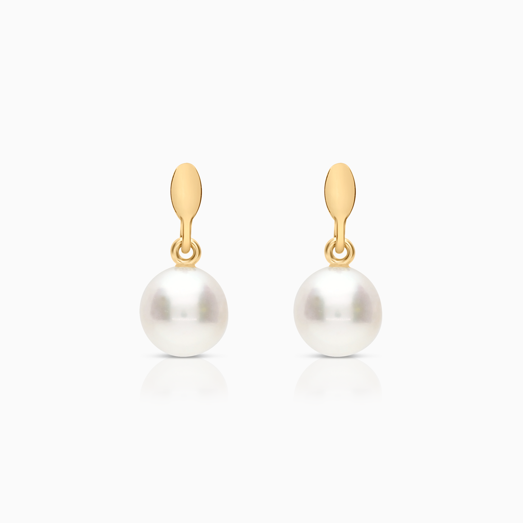 Pearl Earrings 2.05g 18K Gold