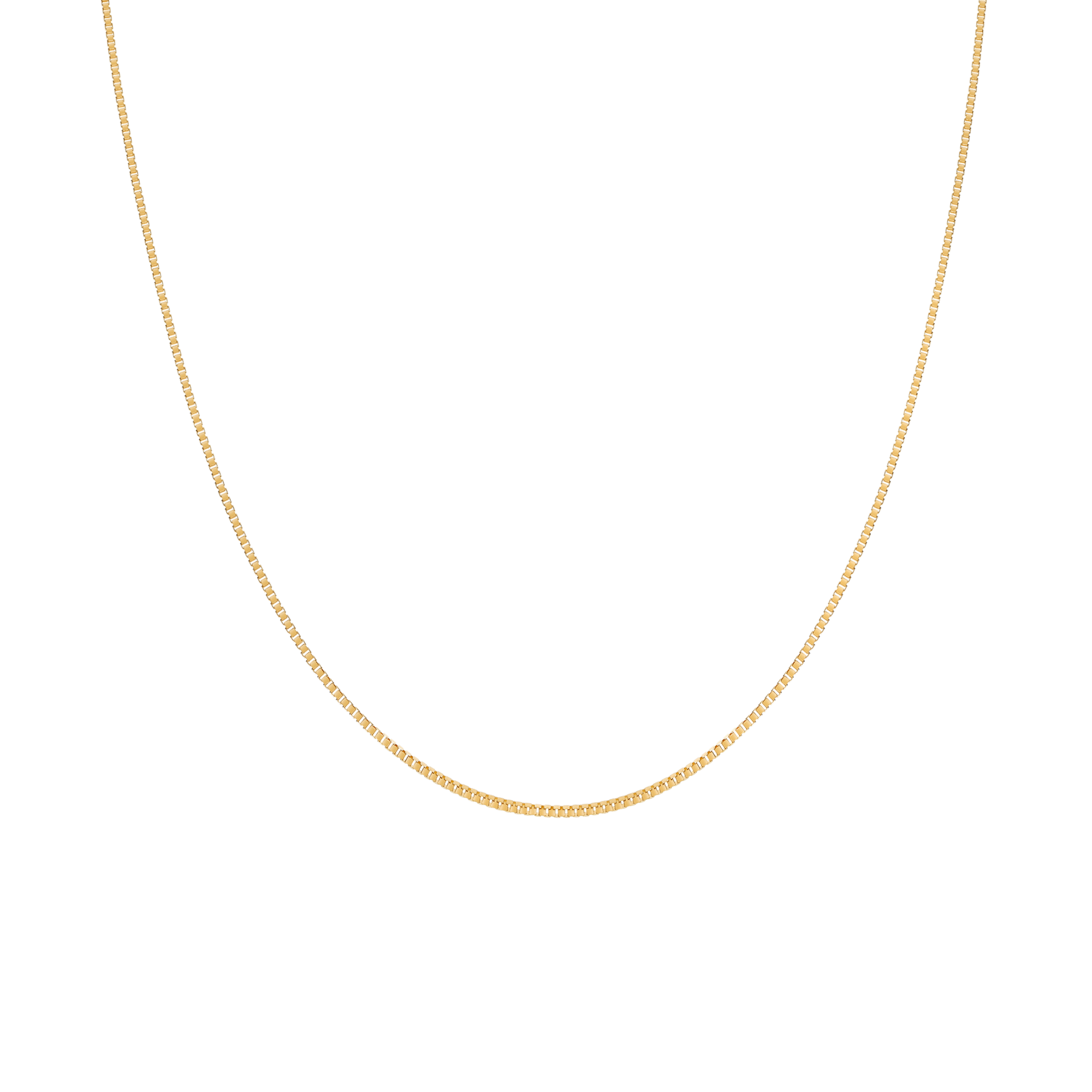 Veneziakedja 50cm 18K guld