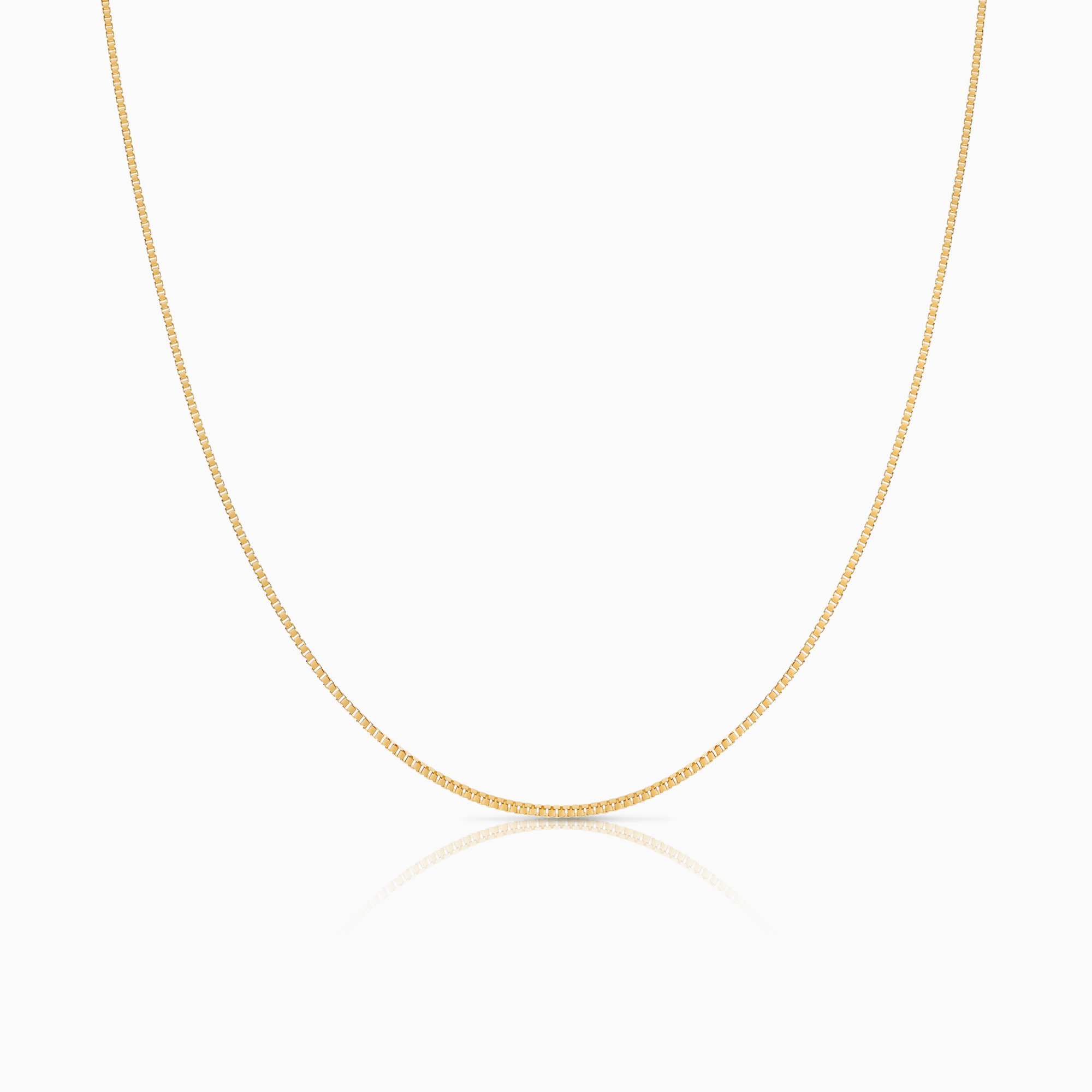Veneziakedja 50cm 18K guld