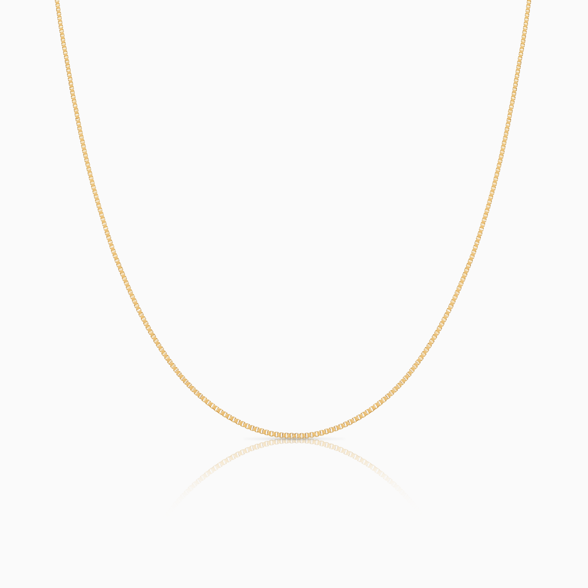 Veneziakedja 50cm 18K guld