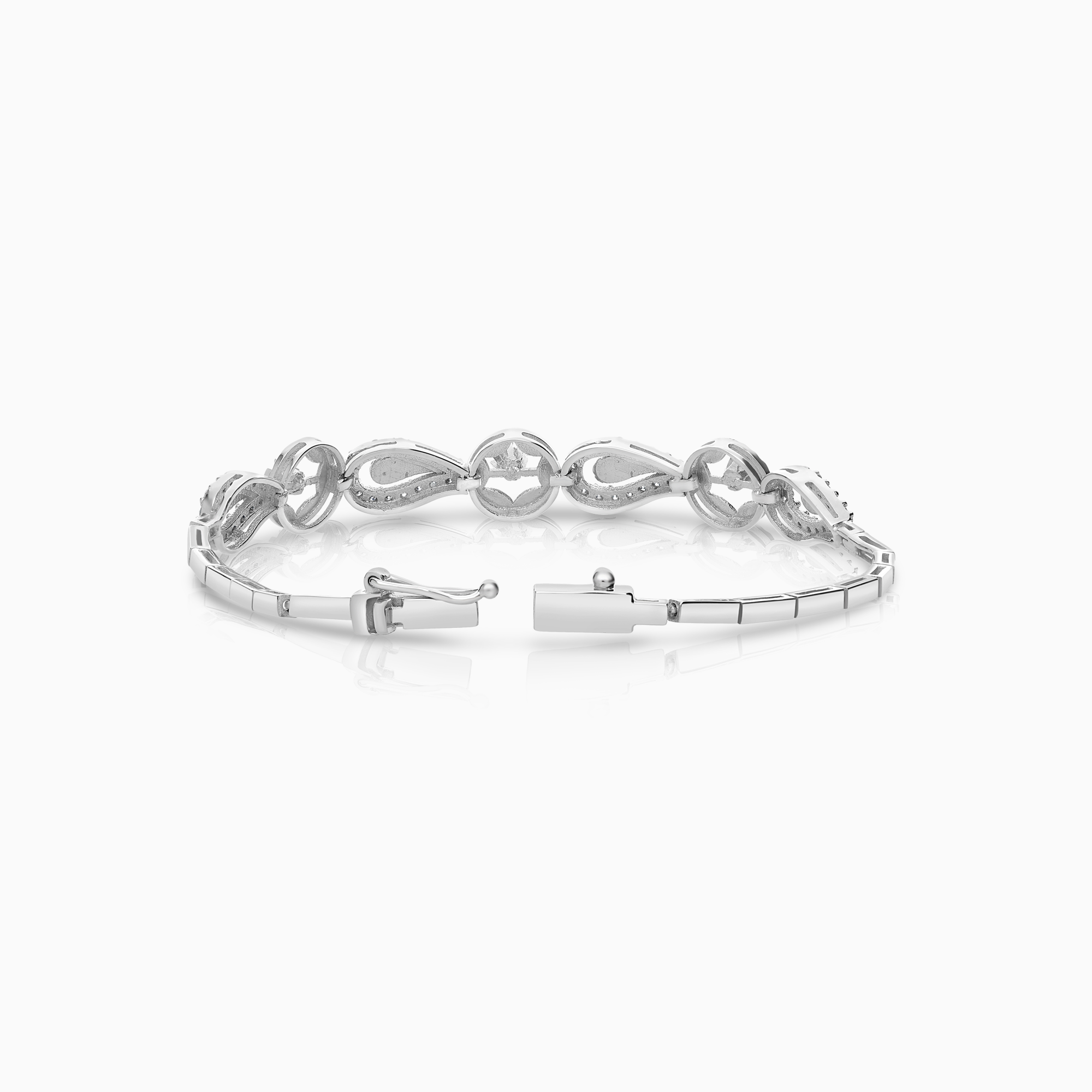 Diamantarmband 0,39ct 18K vitguld