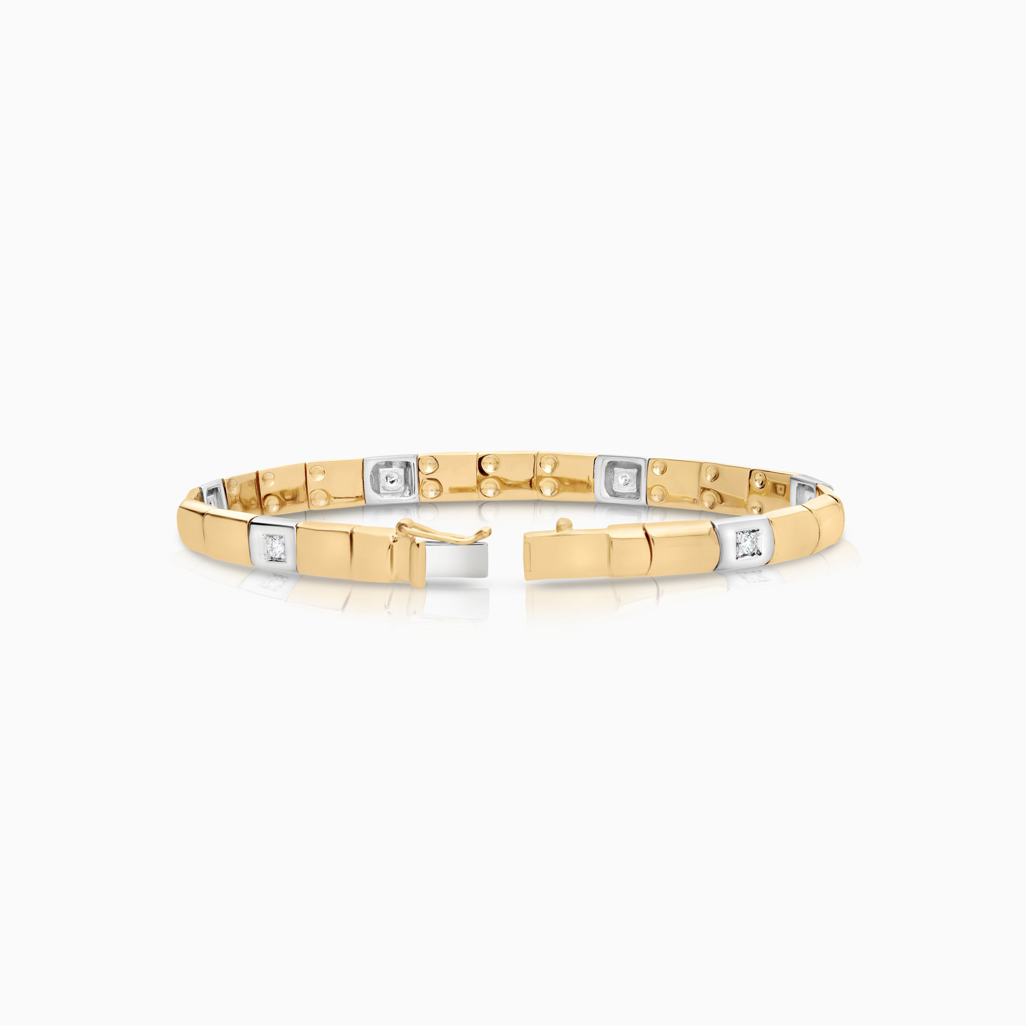Guldarmband med diamanter 0,27ct 18K guld