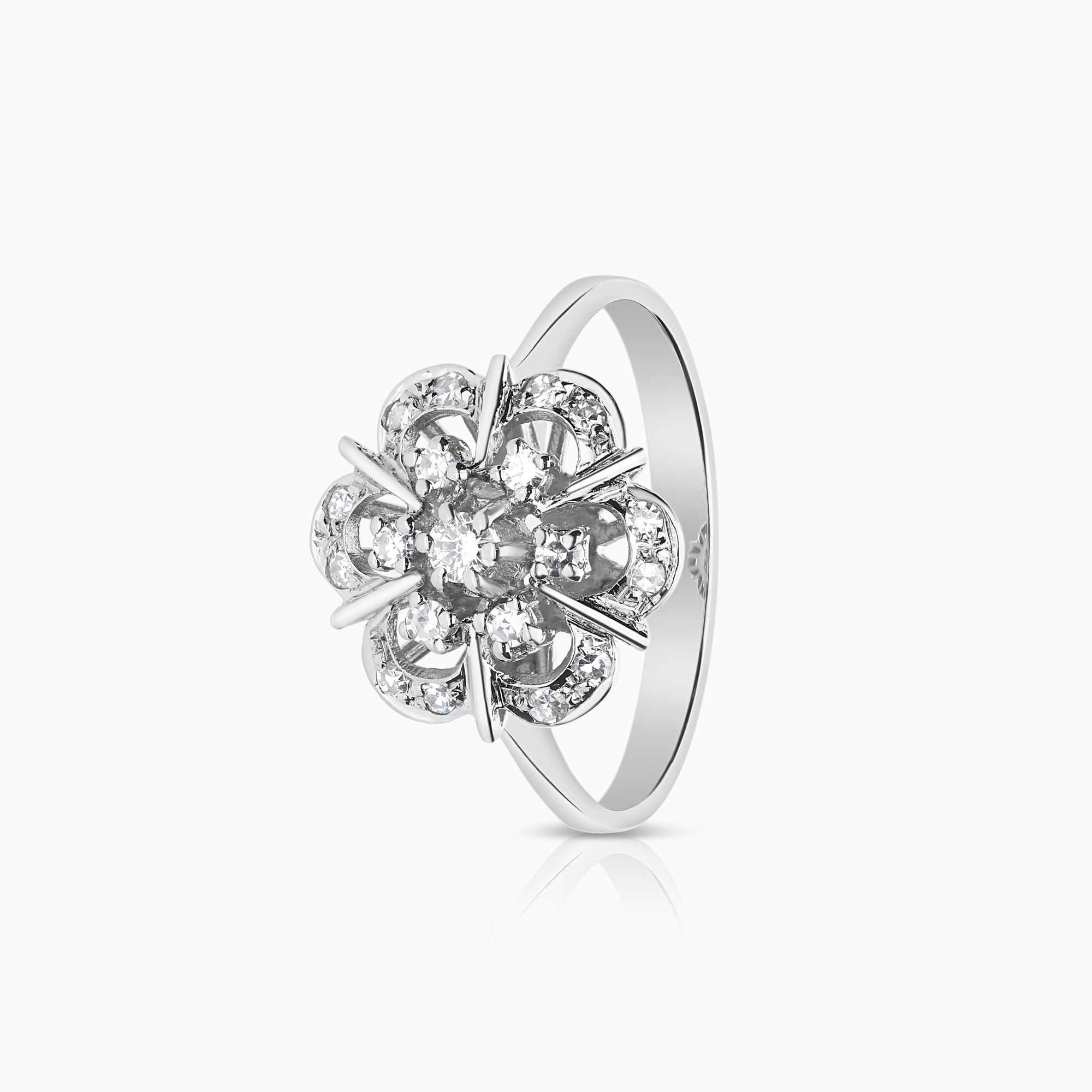 Diamantring 0,23ct 18K vitguld