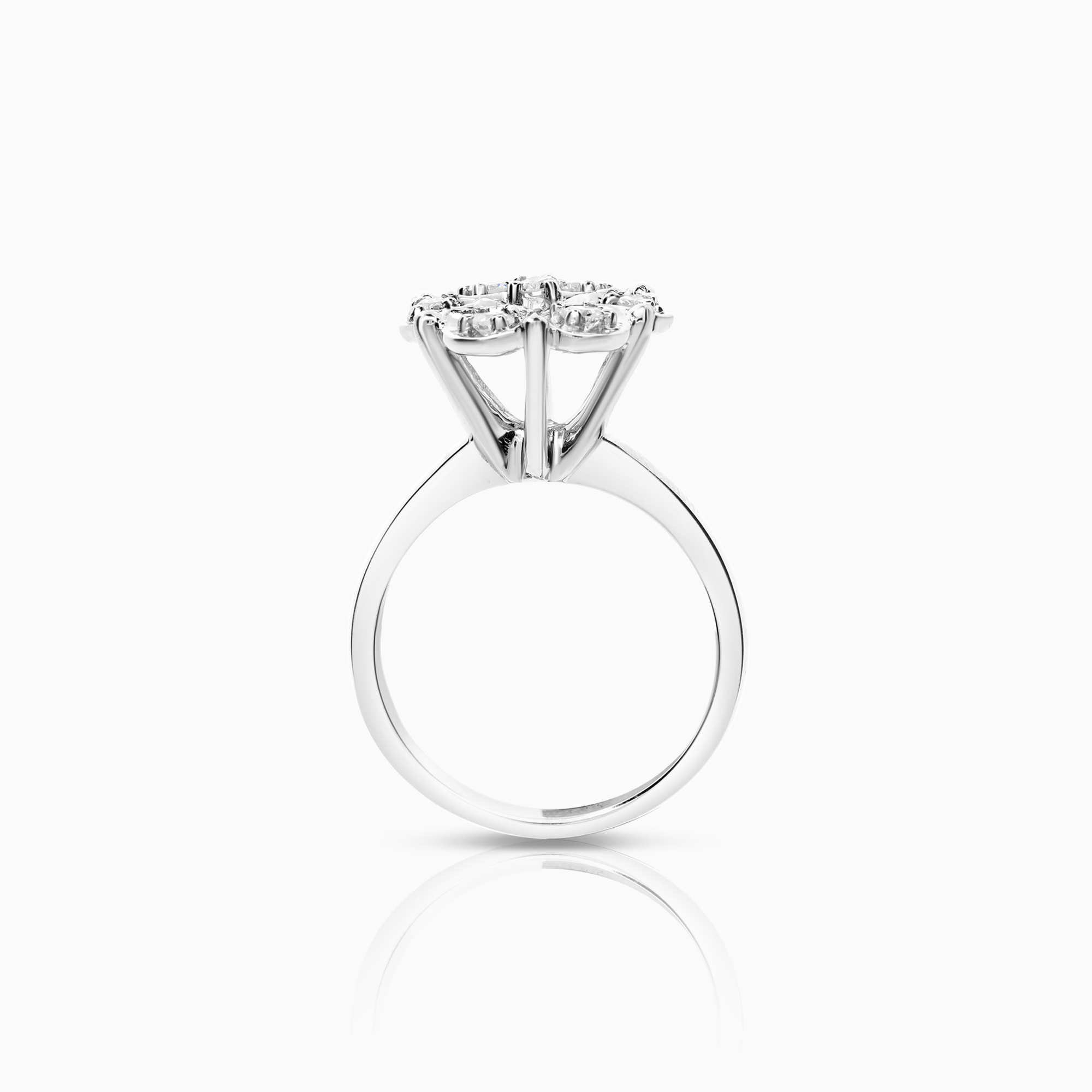Carmoséring 0,28ct 18K vitguld