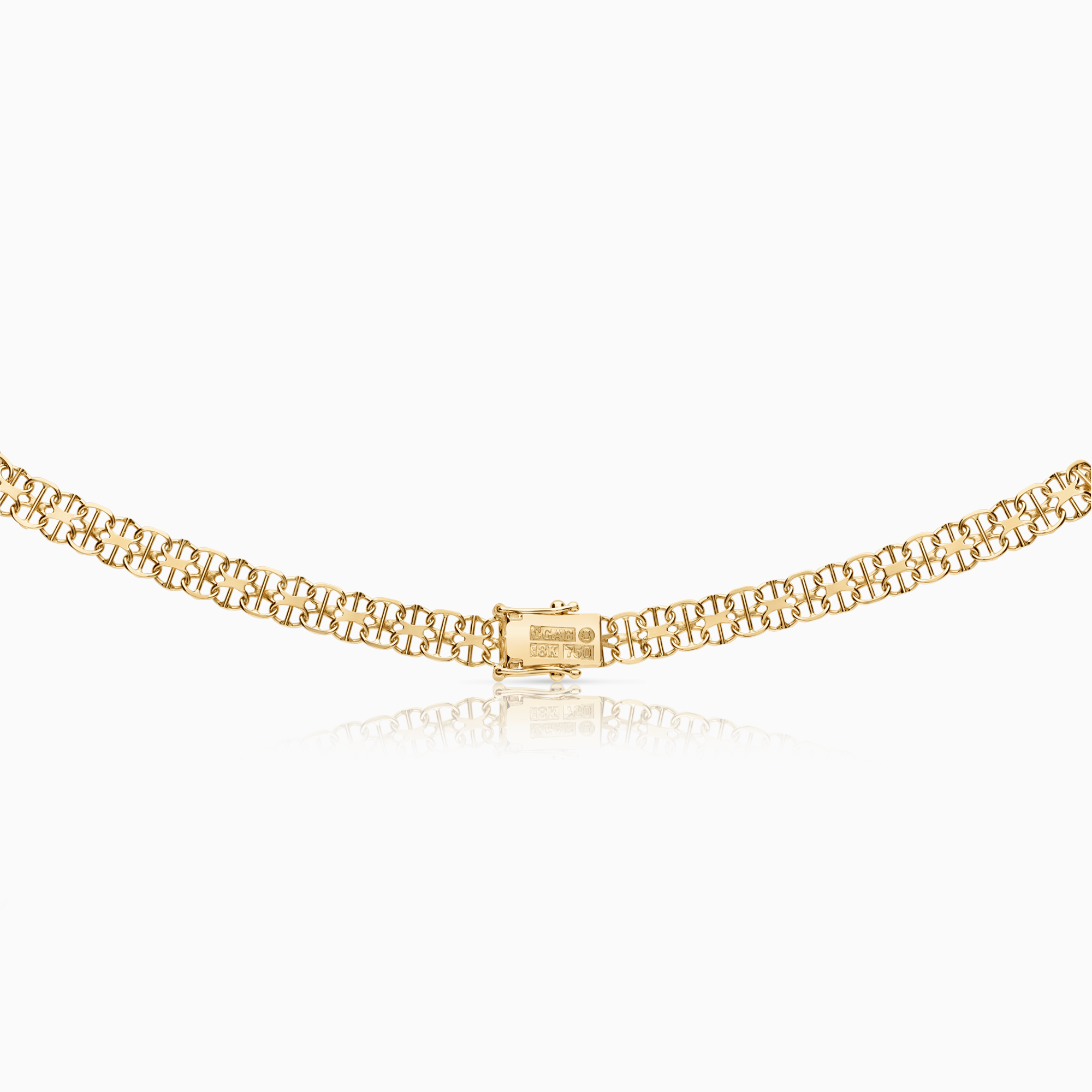 X-link necklace 20.04g 18K gold