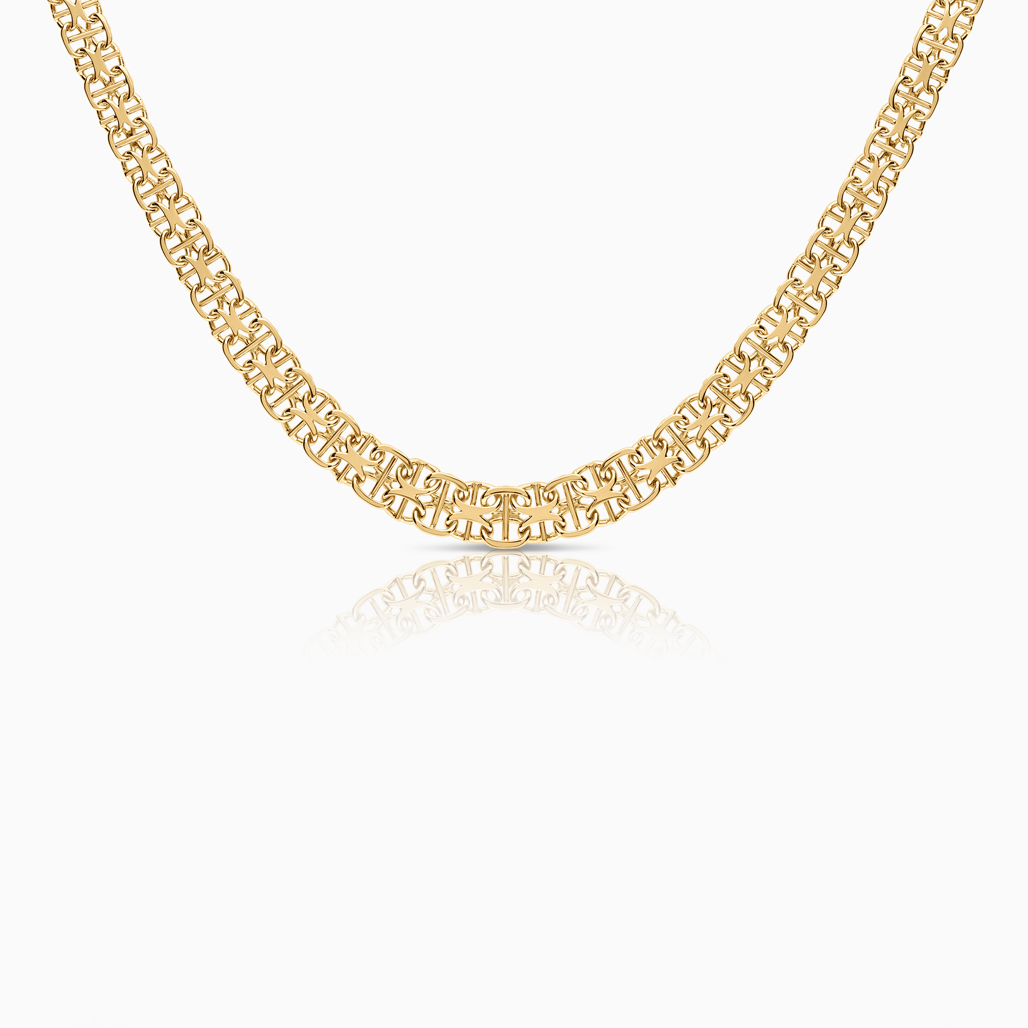 X-link necklace 19.63g 18K gold