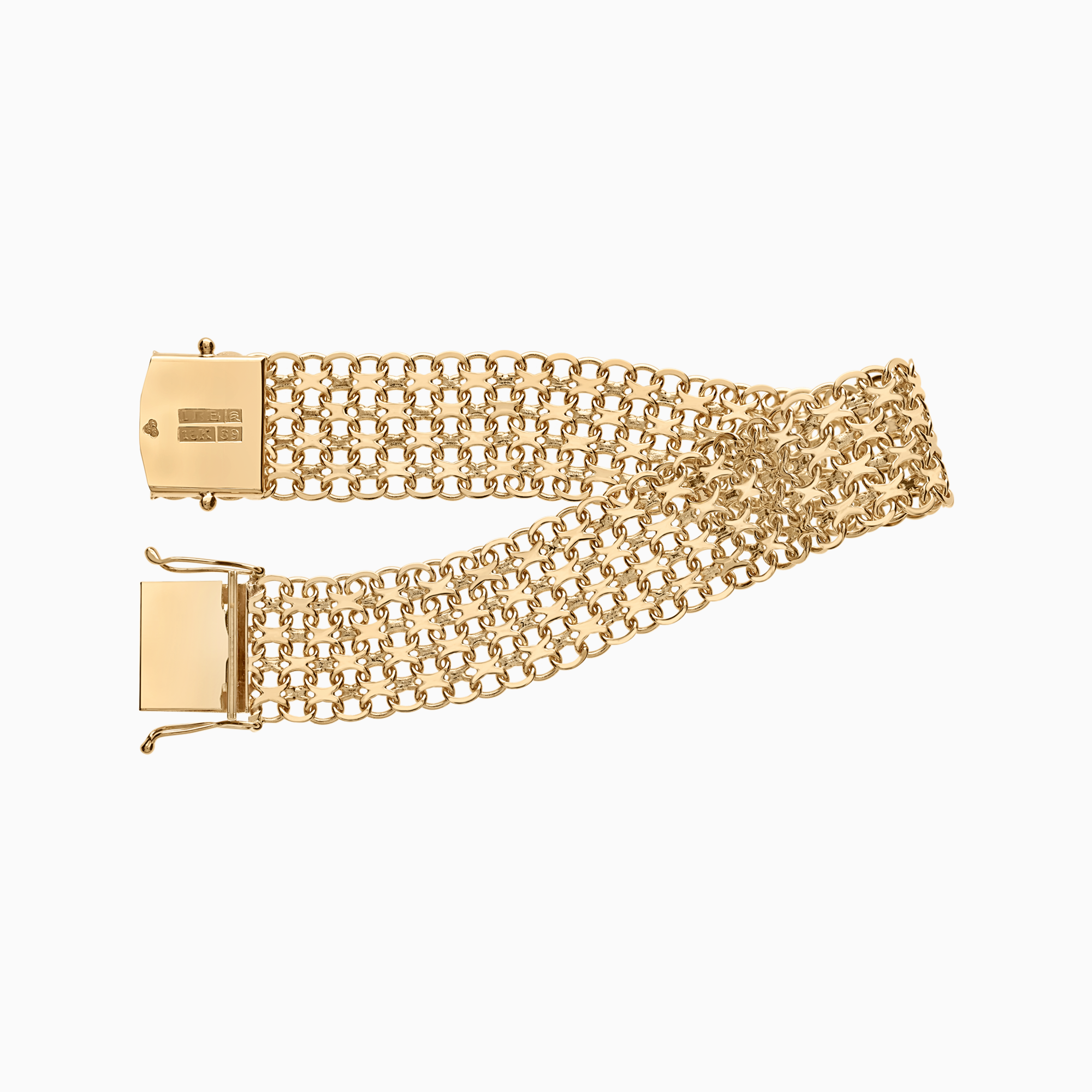 X-länk armband 27,99g 18K guld