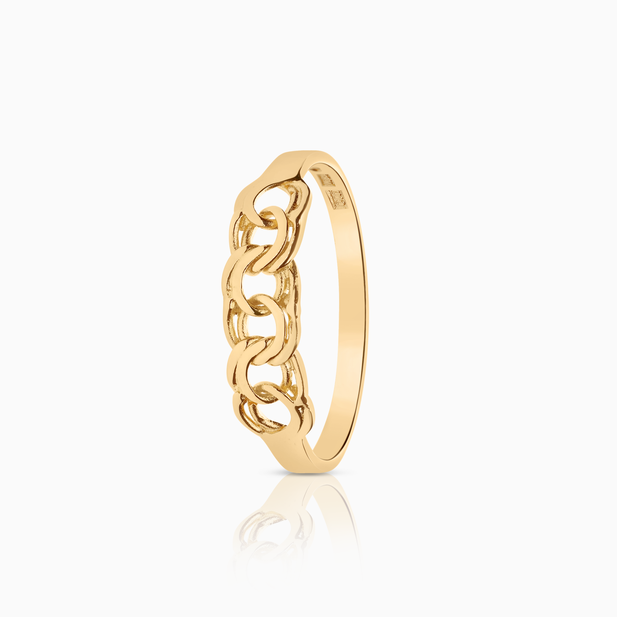 Bismarck ring 1,82g 18K guld