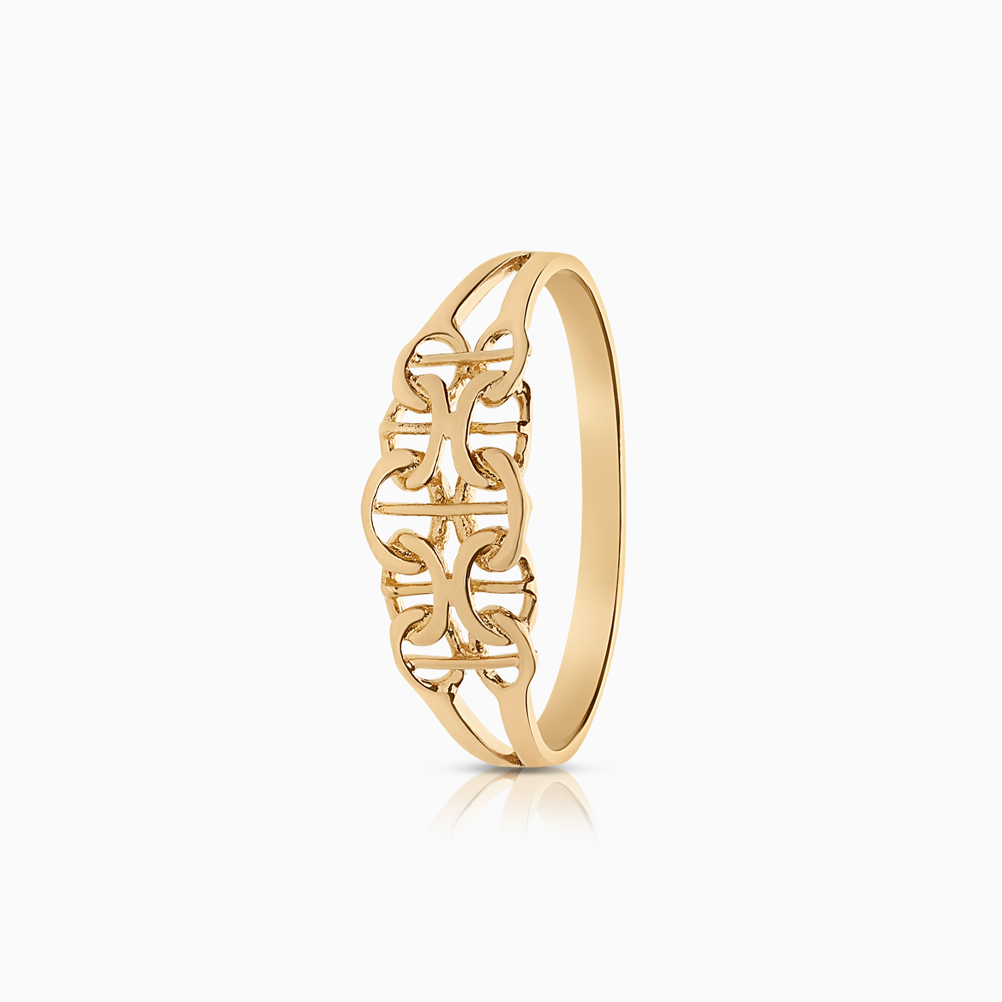 X-länk ring 1,50g 18K guld