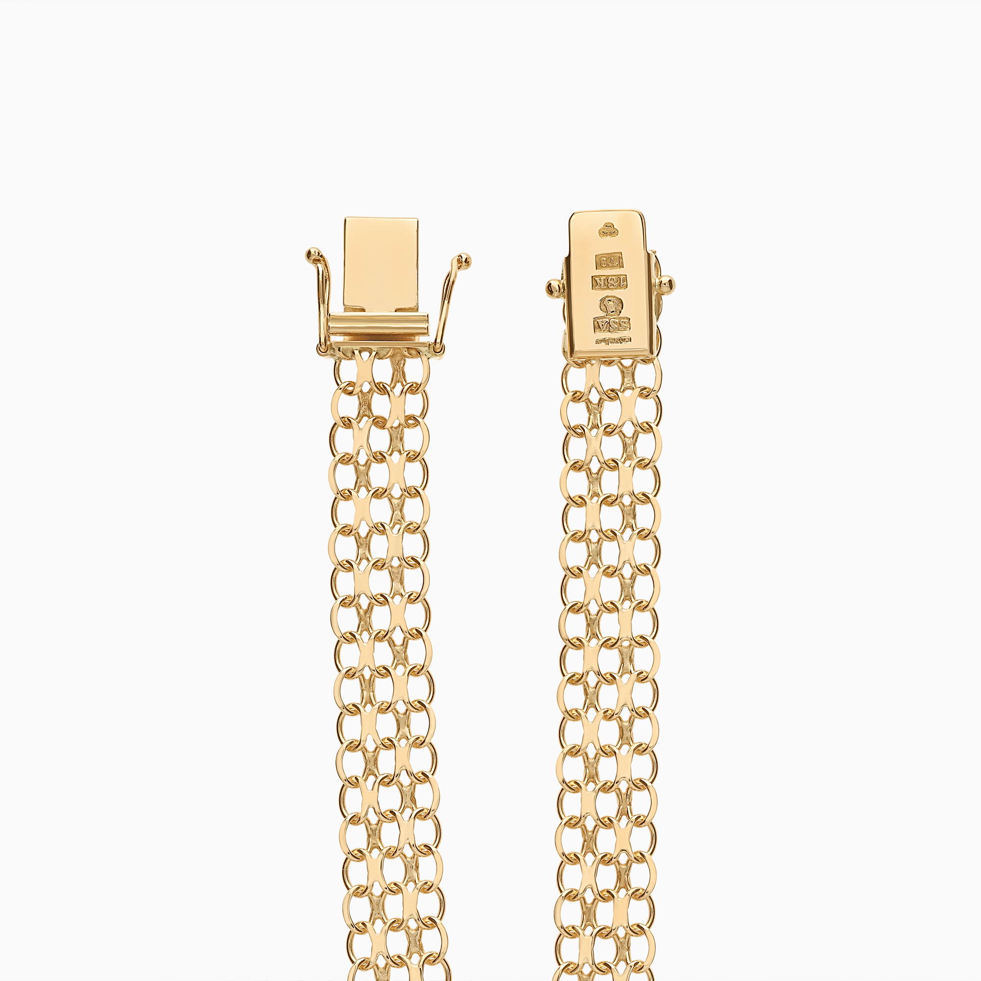 X-link bracelet 9.02g 18K gold