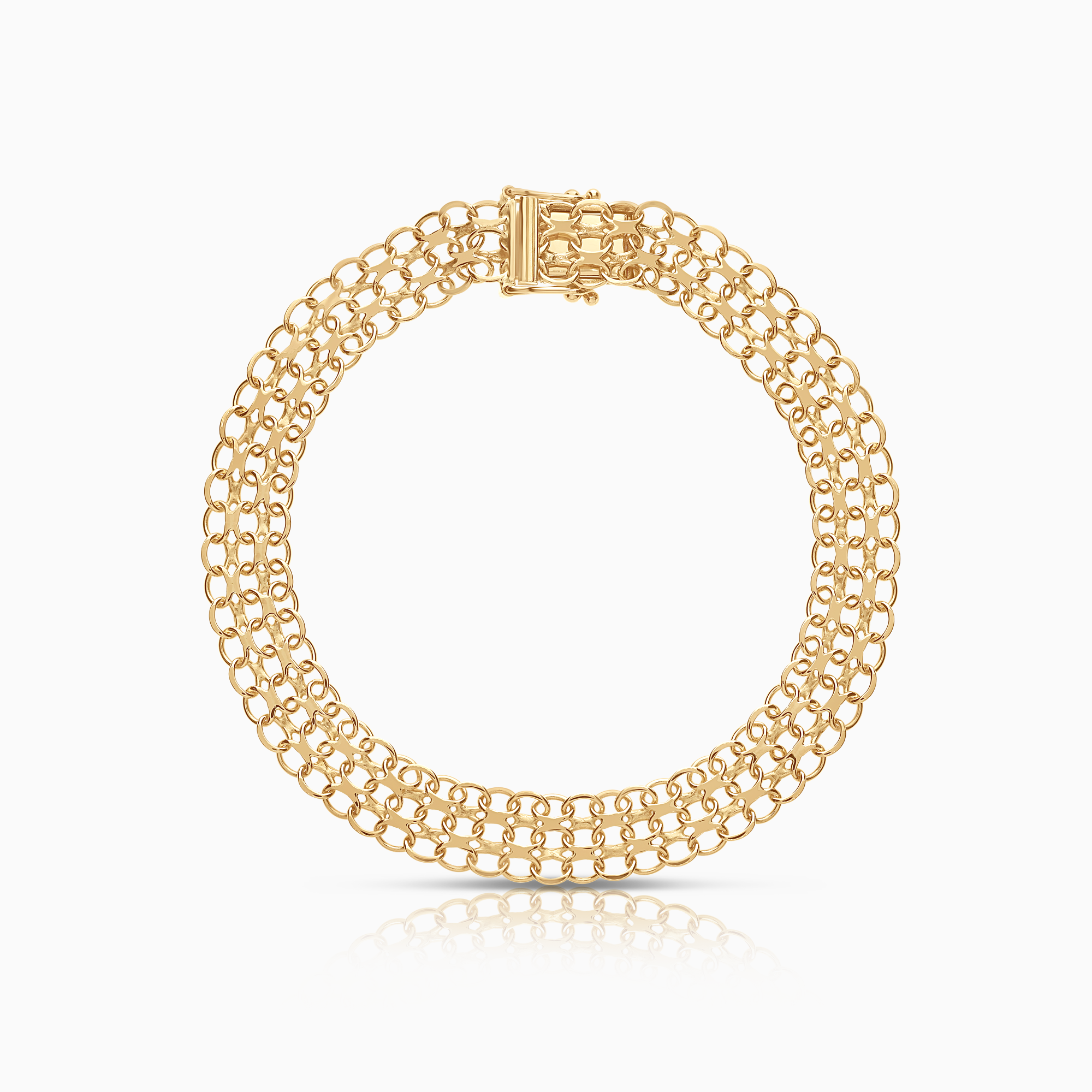 X-link bracelet 9.02g 18K gold