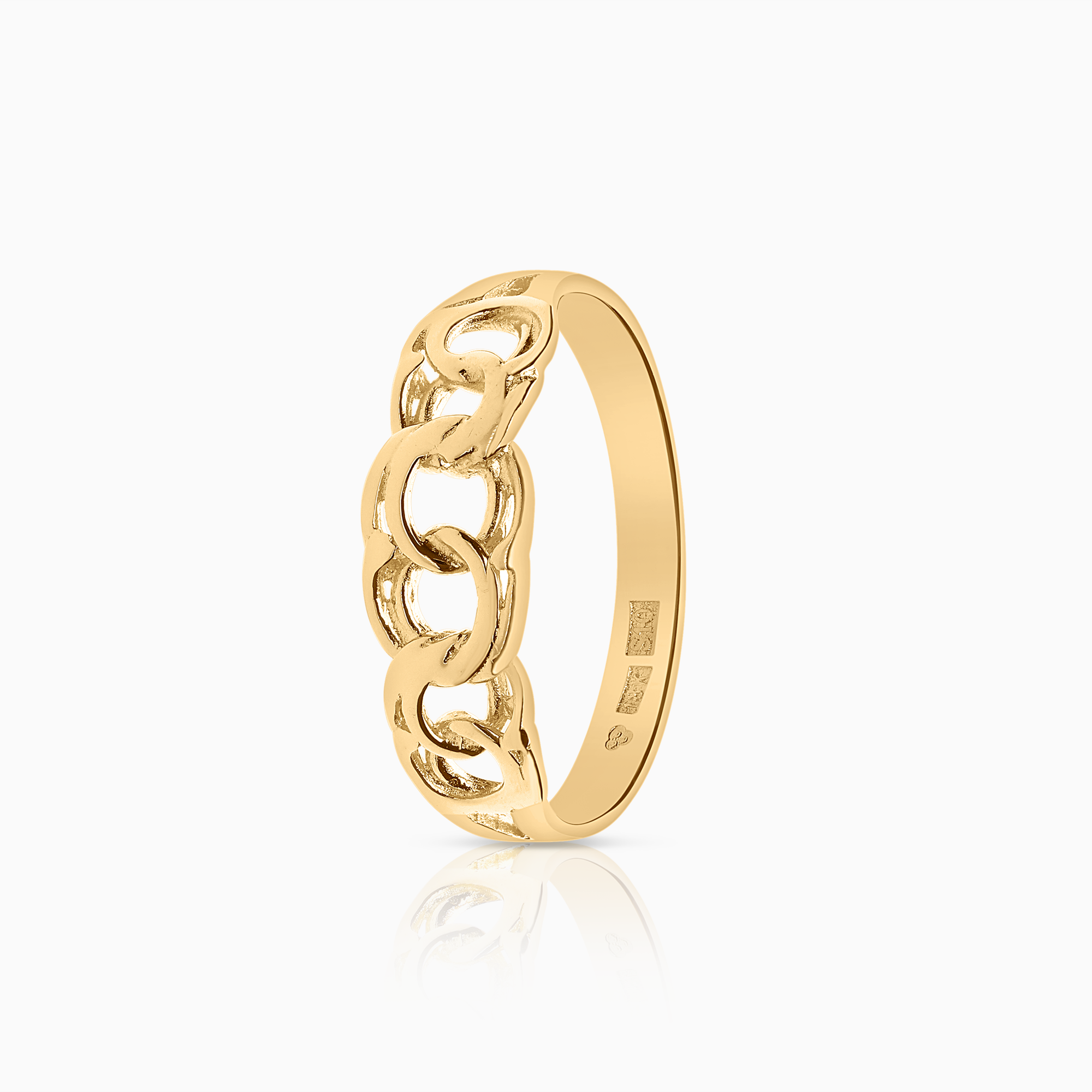 Bismarck ring 1,80g 18K guld