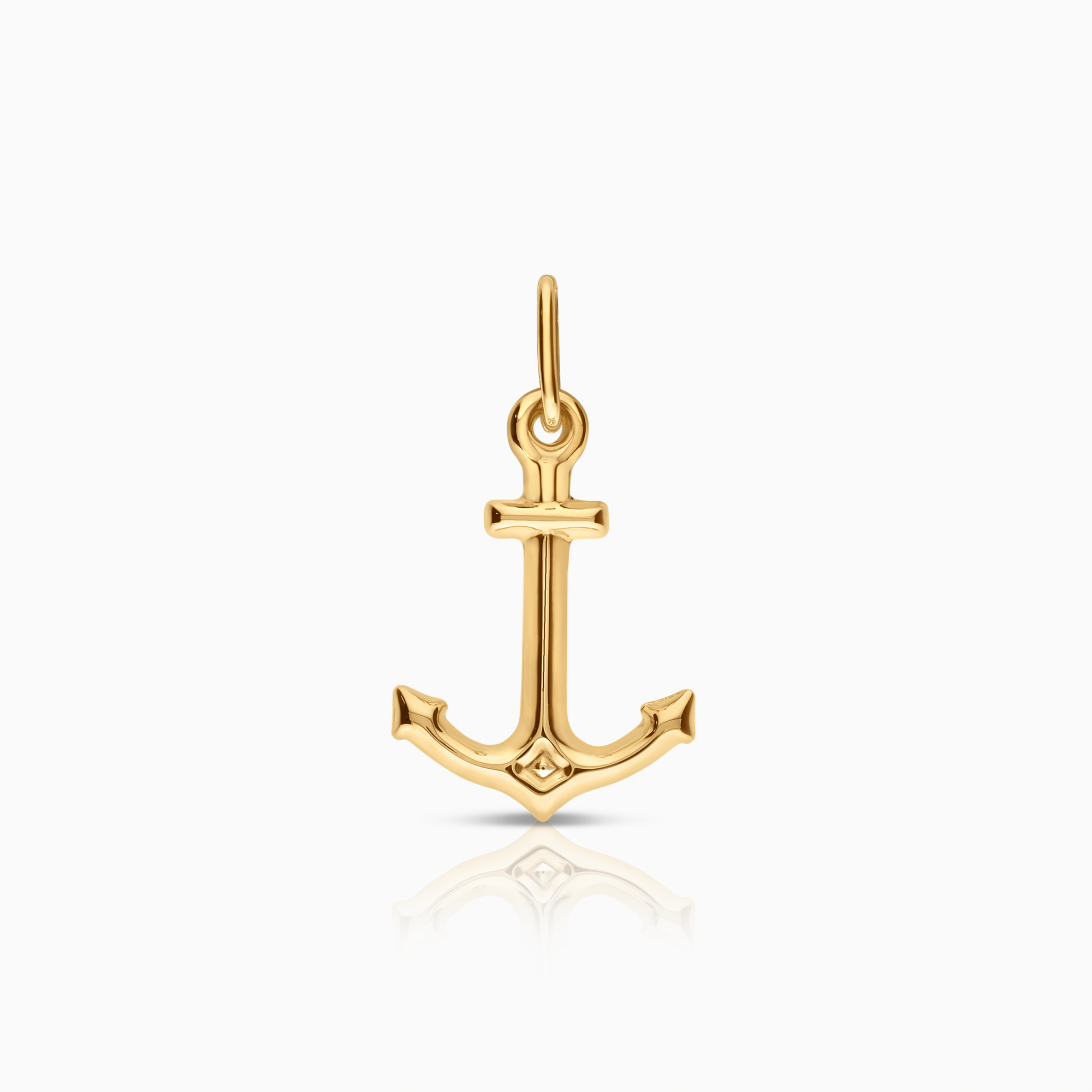 Anchor pendant 0.29g 18K gold