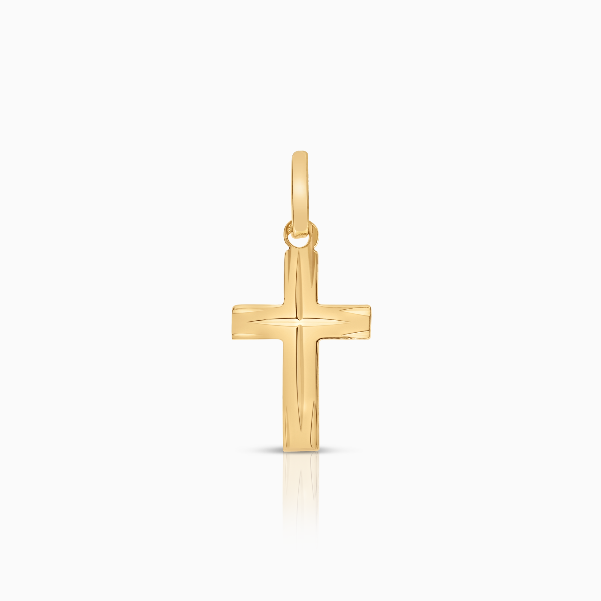 Hängsmycke kors 0,40g 18K guld