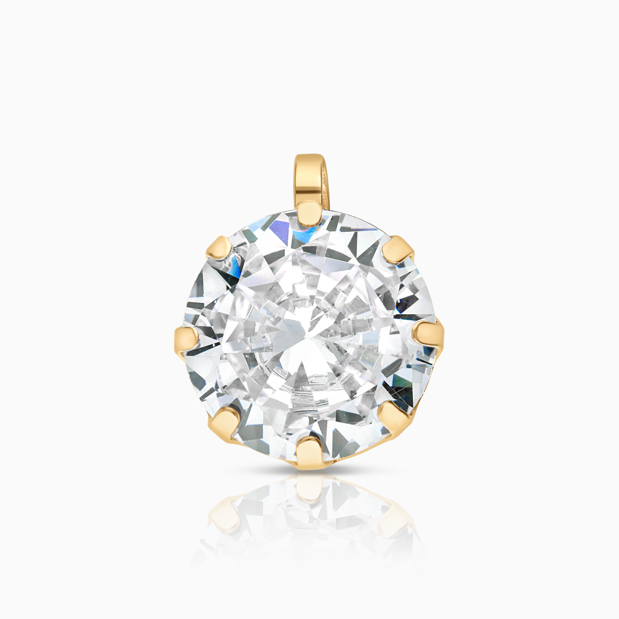 Hänge cubik zirconia 1,54g 18K guld