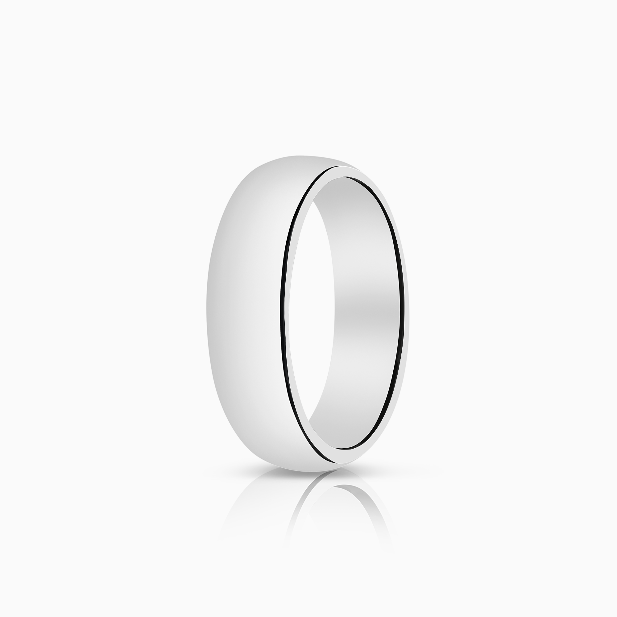 Efva Attling slät ring 17,93g 18K vitguld