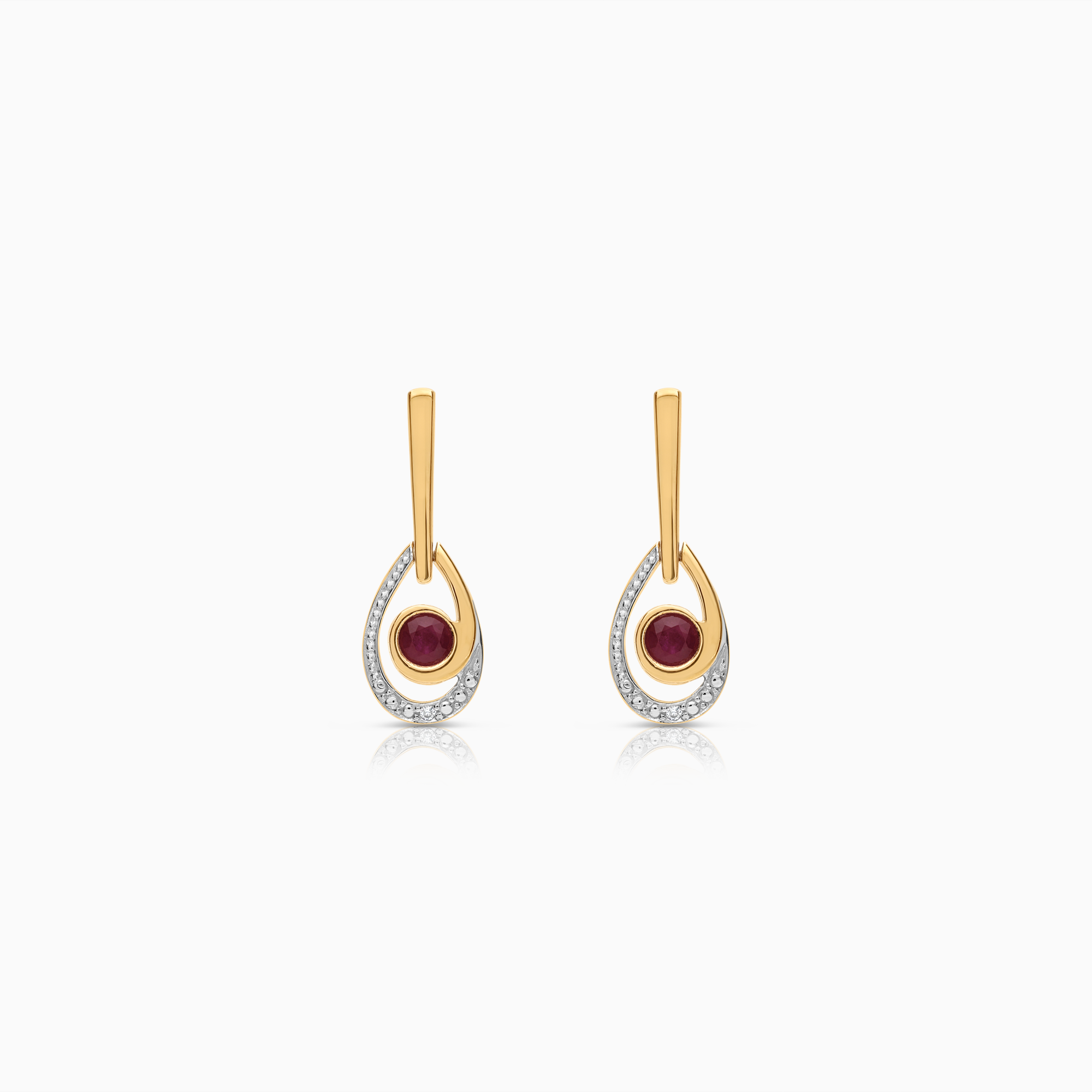 Ädelstenshängen med diamanter 0,008ct 18K guld