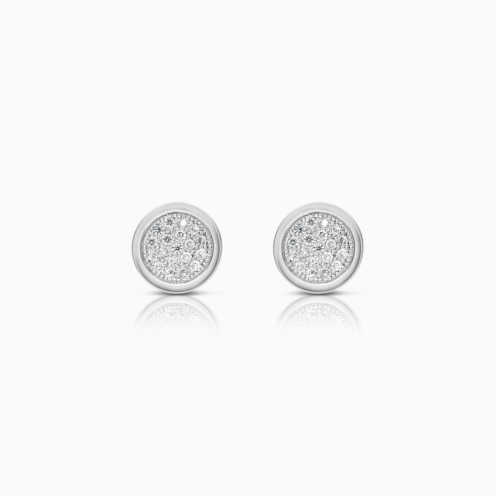 Diamantörhängen 0,18ct 18K vitguld
