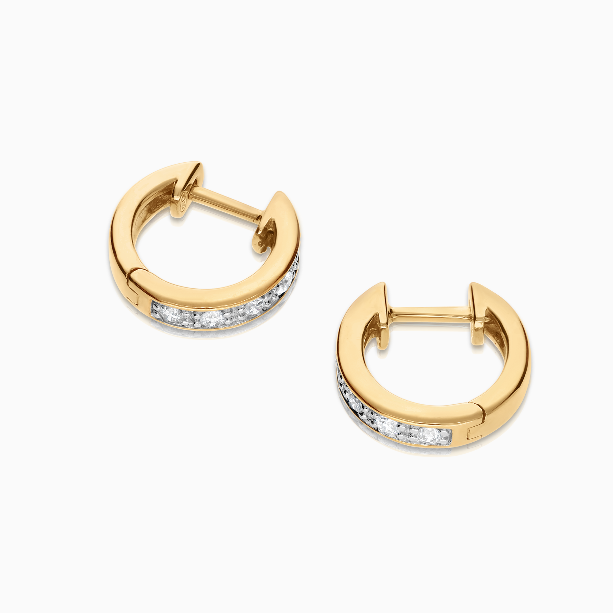 Diamantøredobber 0,28ct 18K gull/hvitt gull