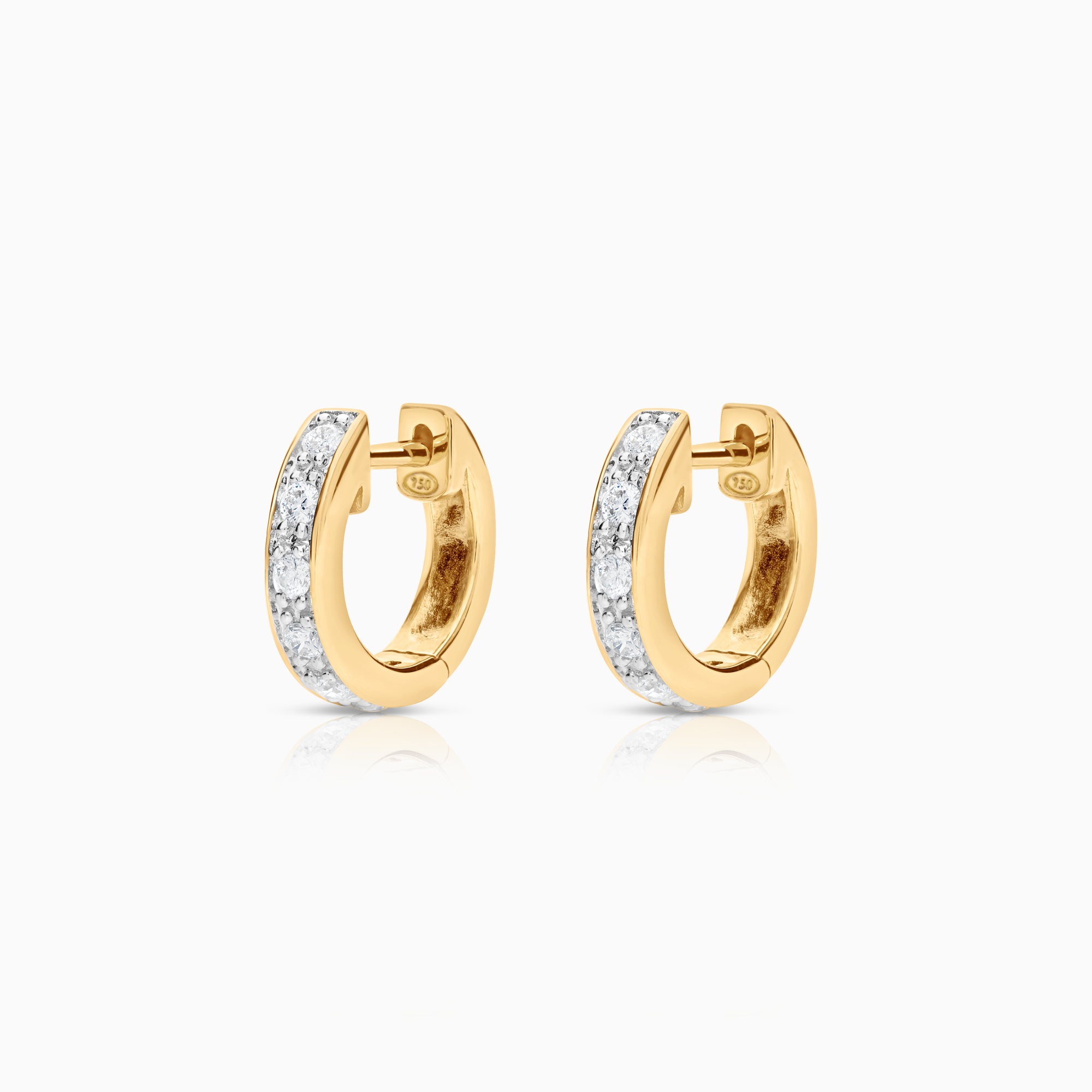 Diamantøredobber 0,28ct 18K gull/hvitt gull