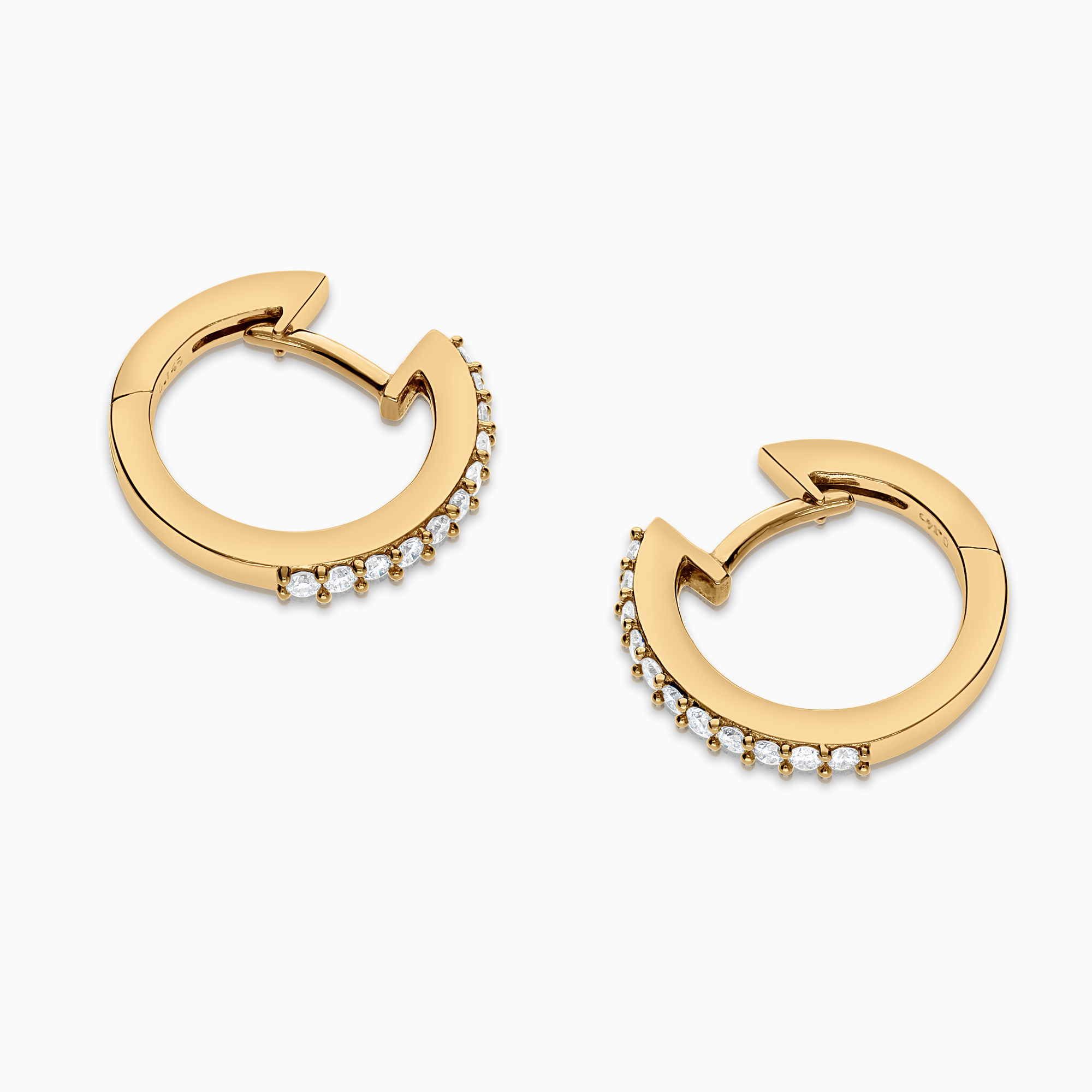 Diamond earrings 0.29ct 18K gold