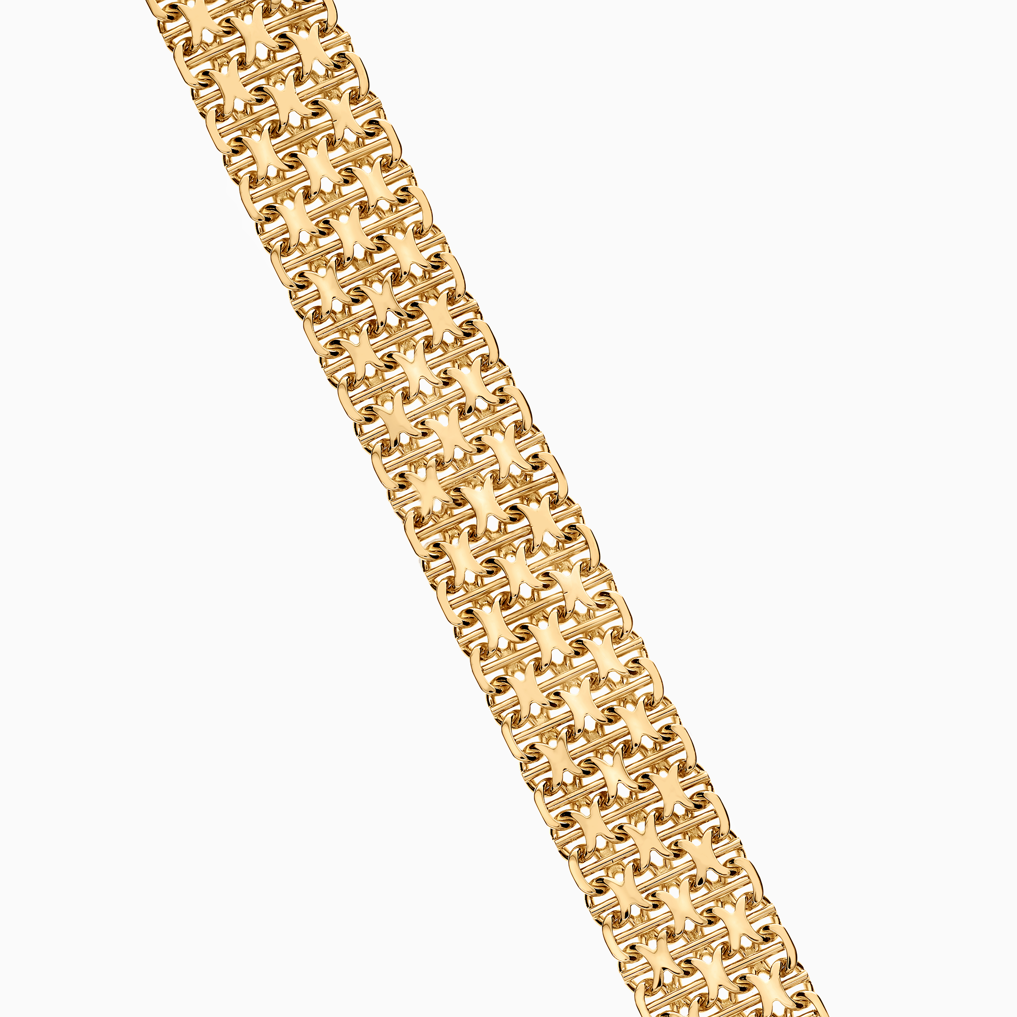 X-länk armband 34,93g 18K guld