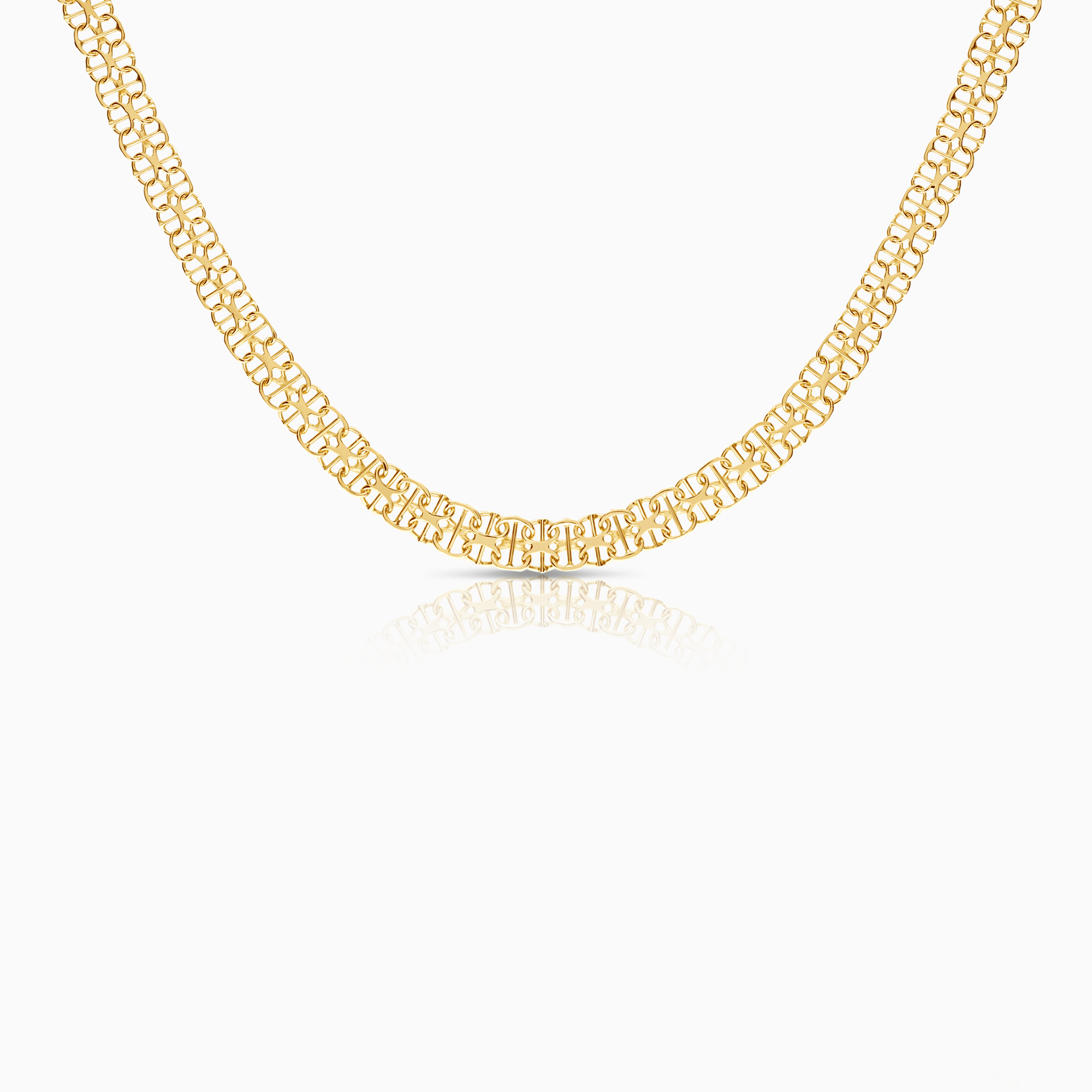 X-Link Necklace 12.18g 18K Gold