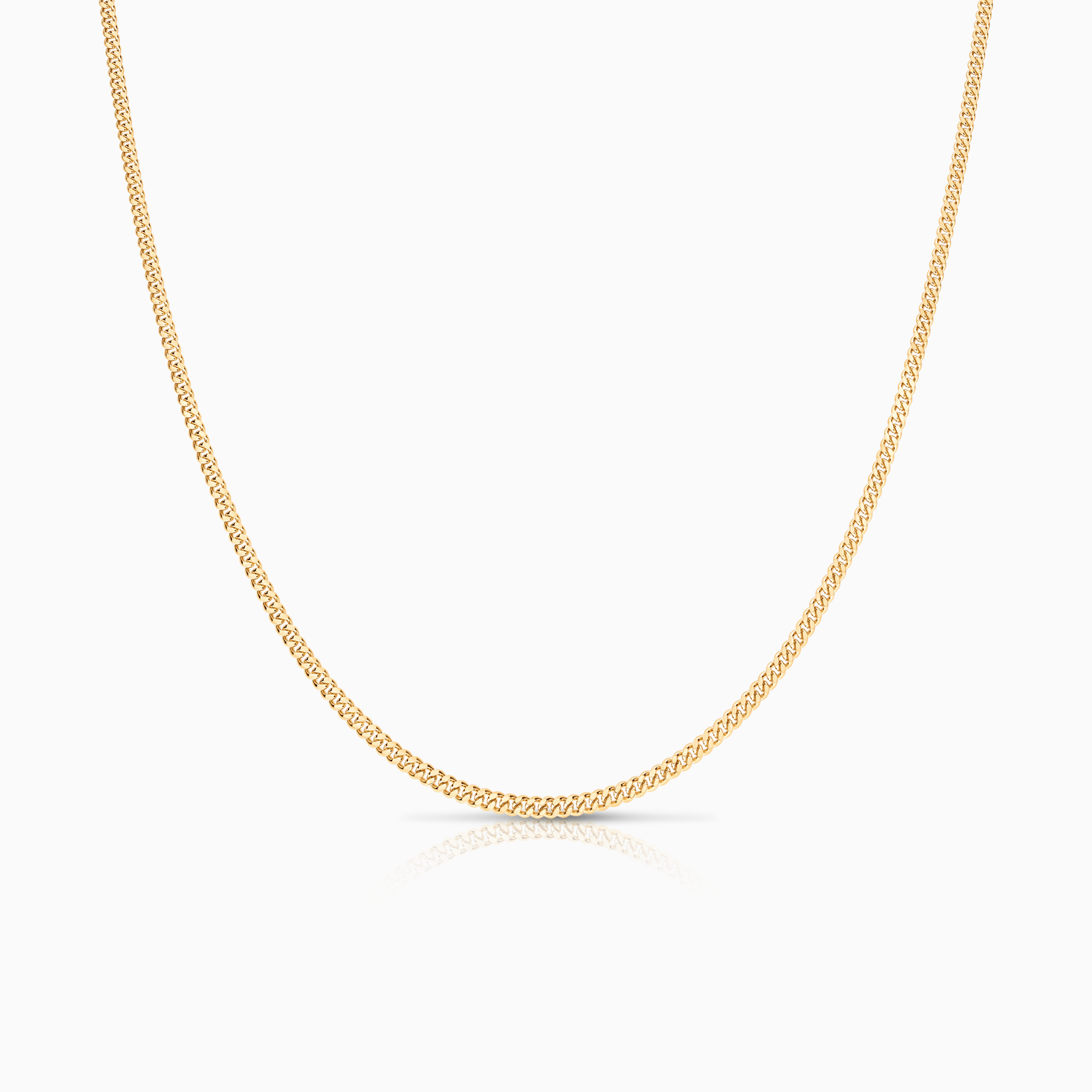 Pansarlänk 60,0cm 18K guld
