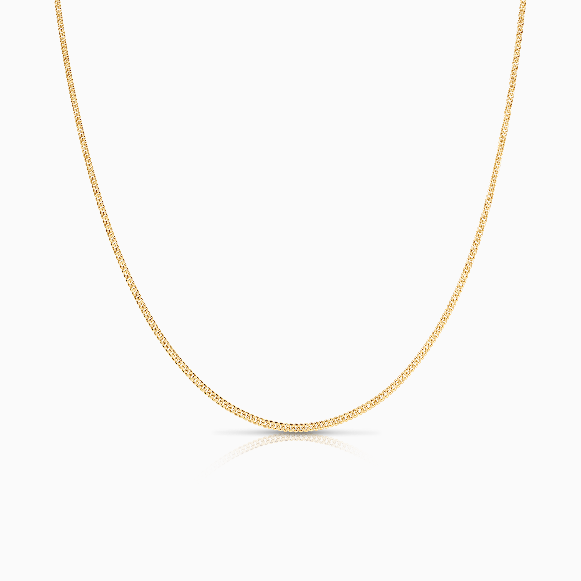 Curb chain 50.0cm 18K gold