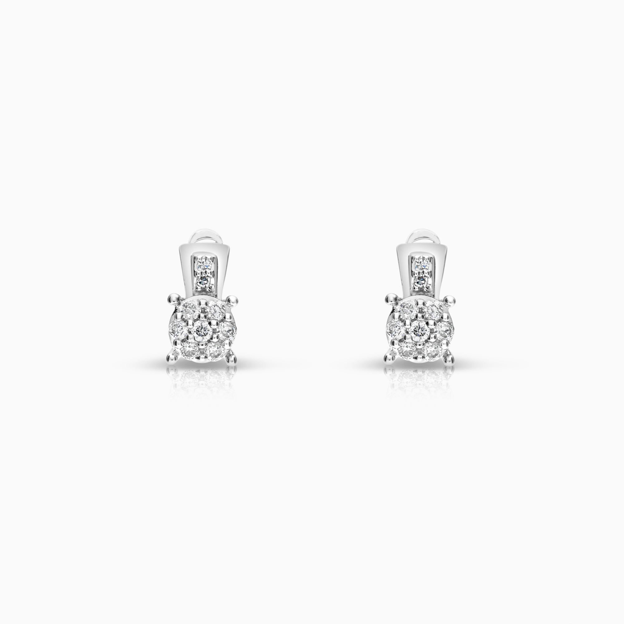 Diamantörhängen 0,15ct 18K vitguld