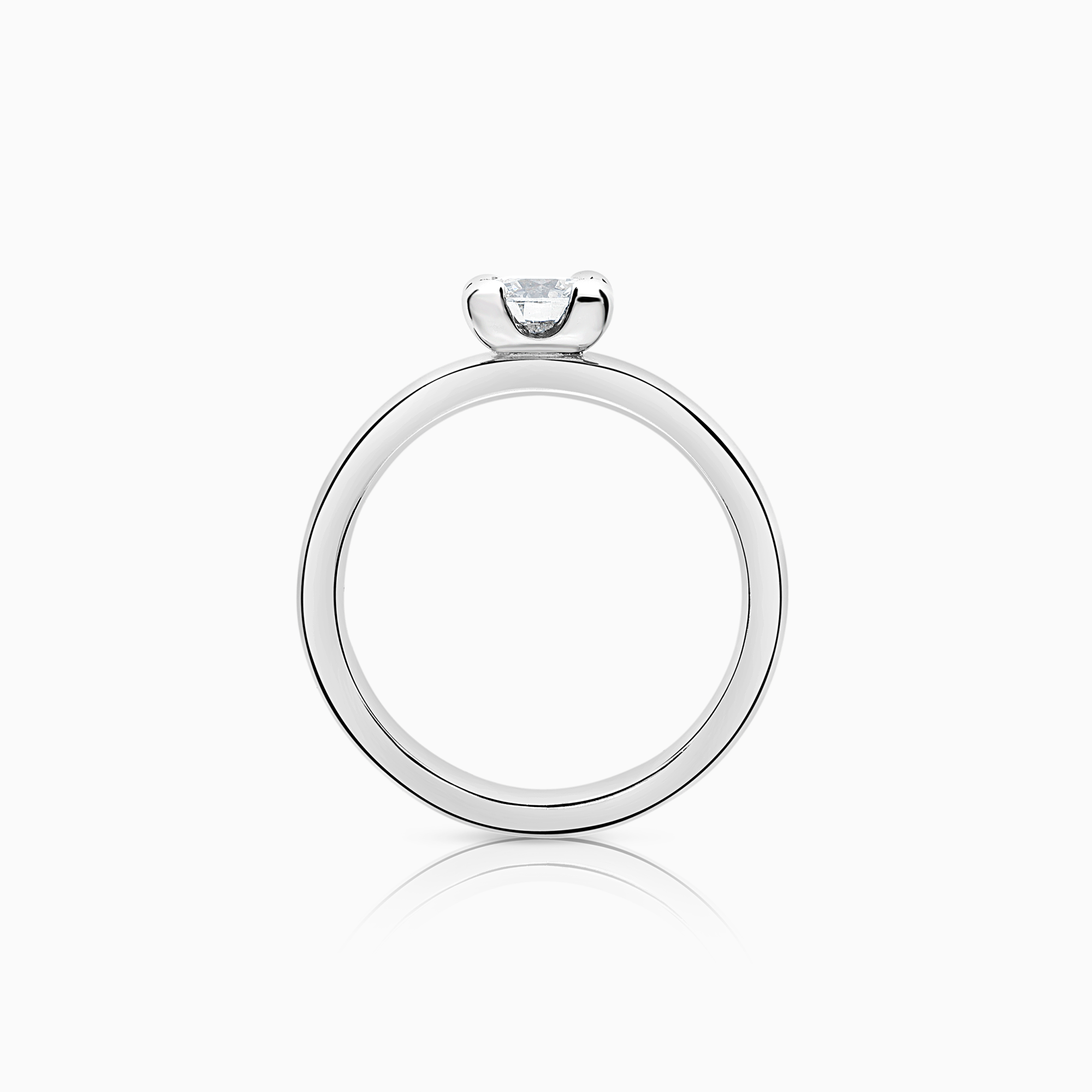 Solitärring 0,51ct 18K vitguld