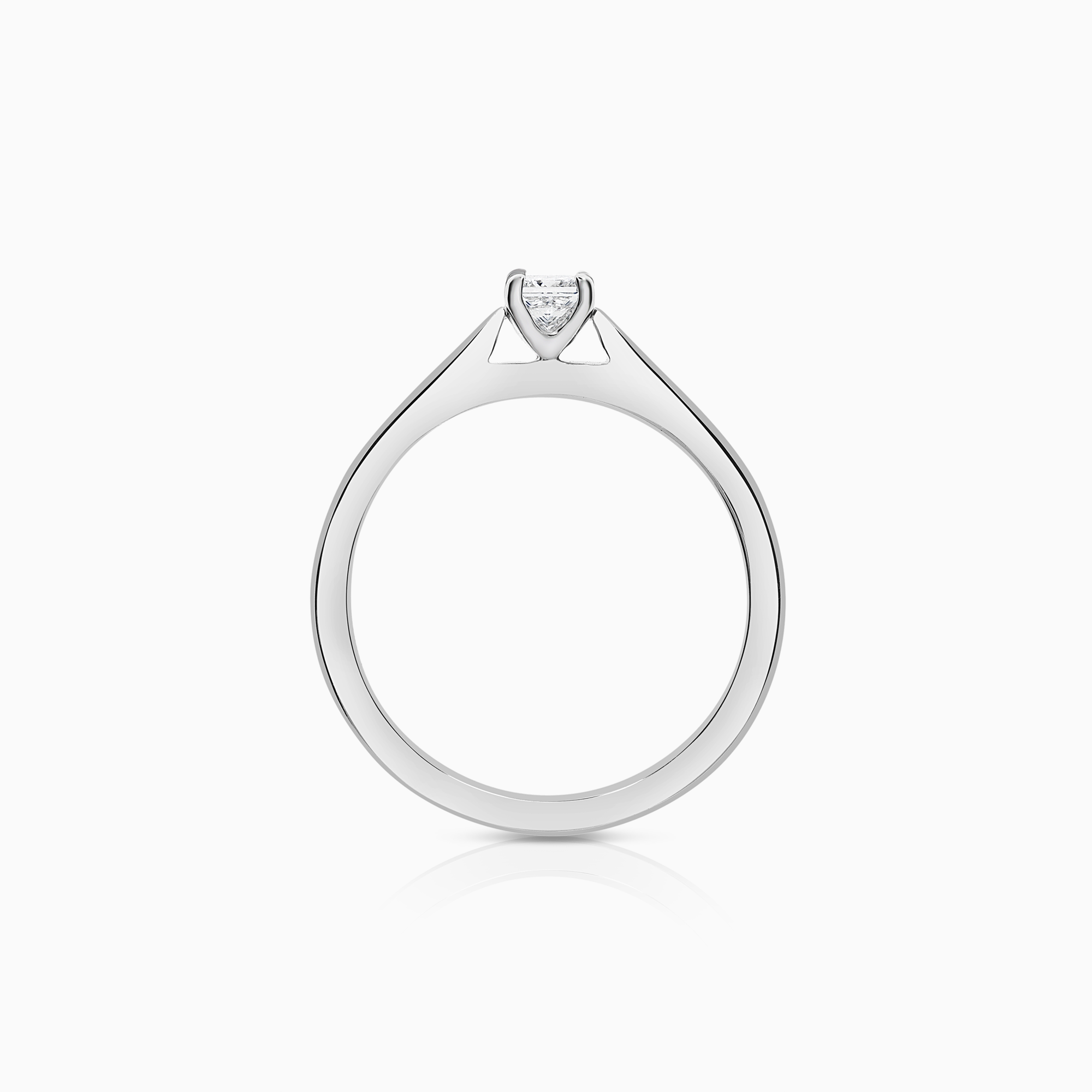 Solitärring princess 0,20ct 18K vitguld