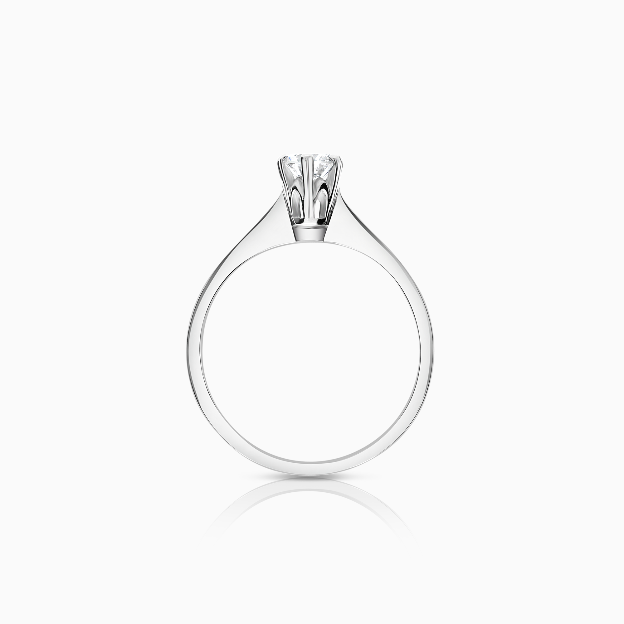 Solitärring 0,35ct 18K vitguld