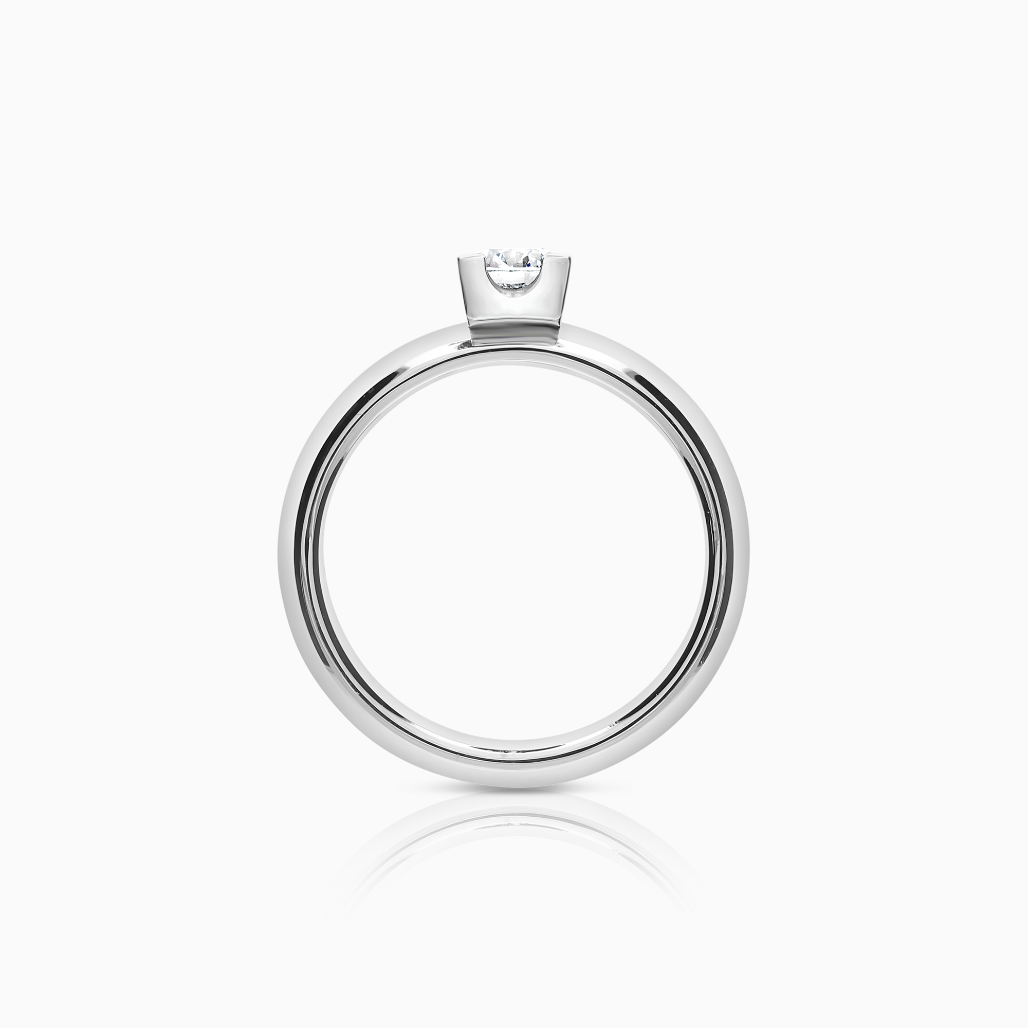 Solitärring 0,40ct 18K vitguld