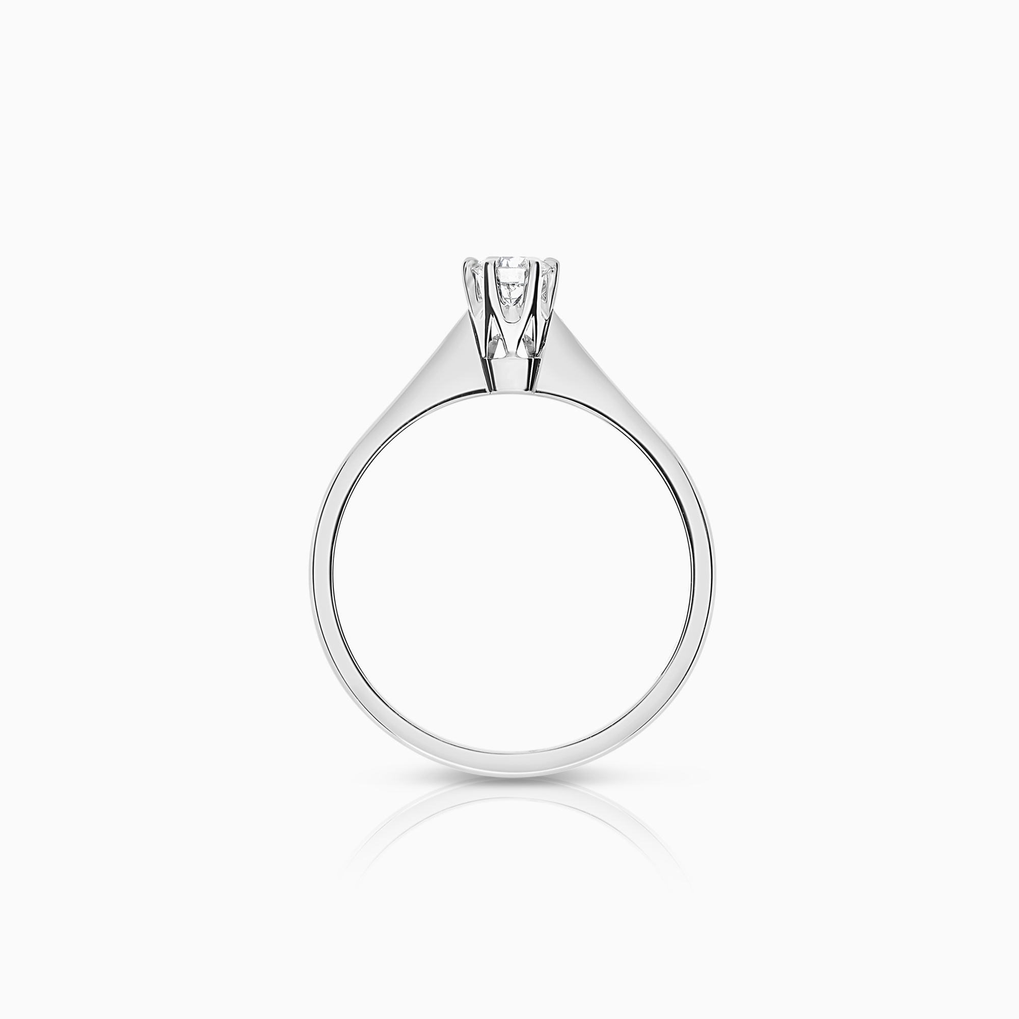 Solitärring 0,17ct 18K vitguld