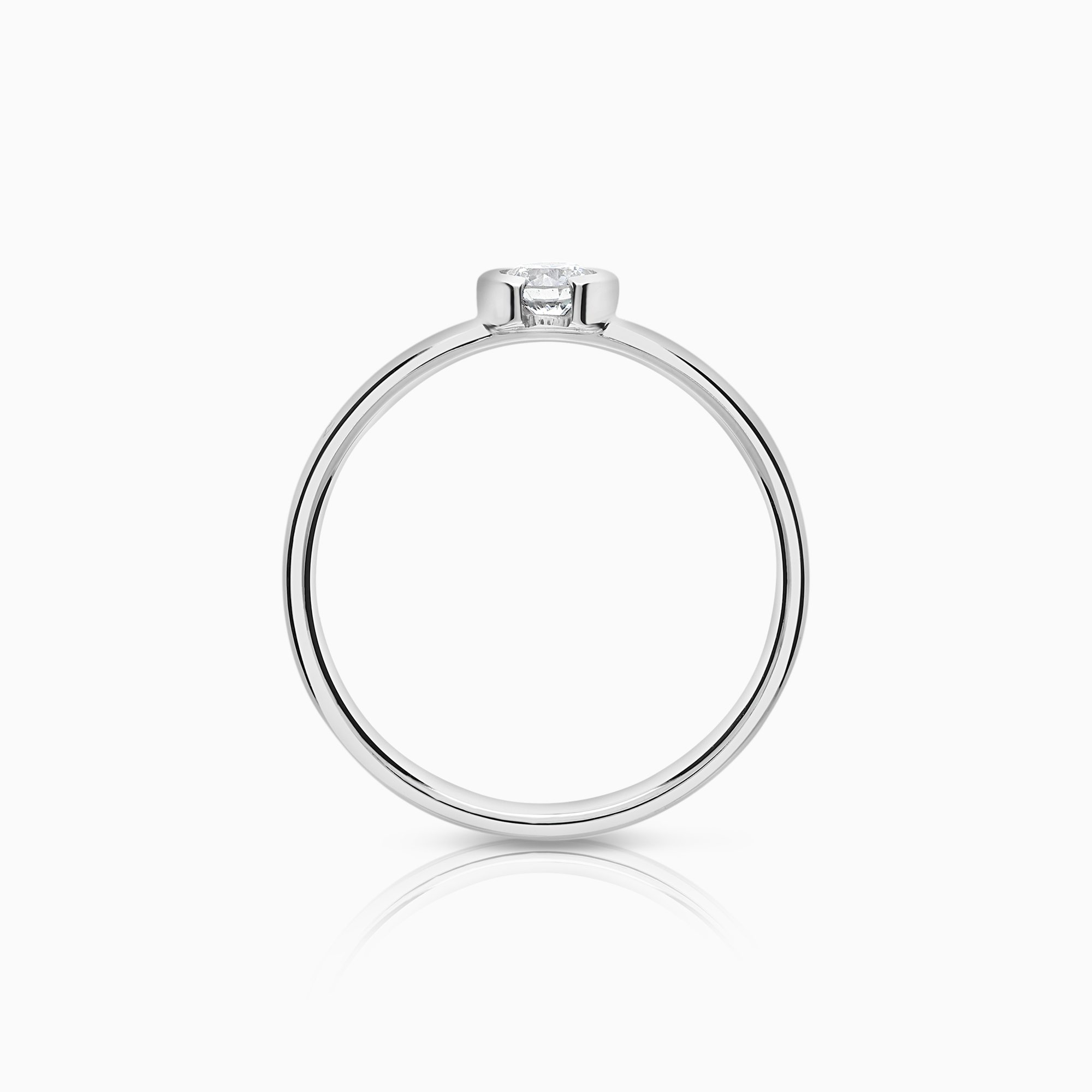 Solitärring 0,25ct 18K vitguld