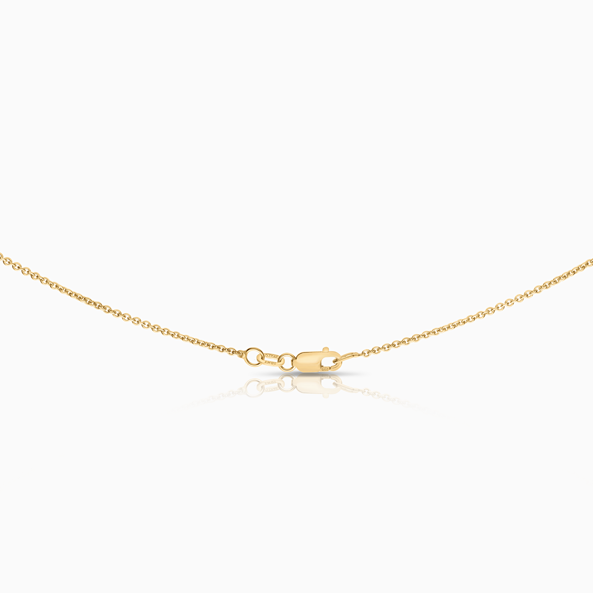 Guldhalsband med solitärhänge diamant 0,50ct 18K guld