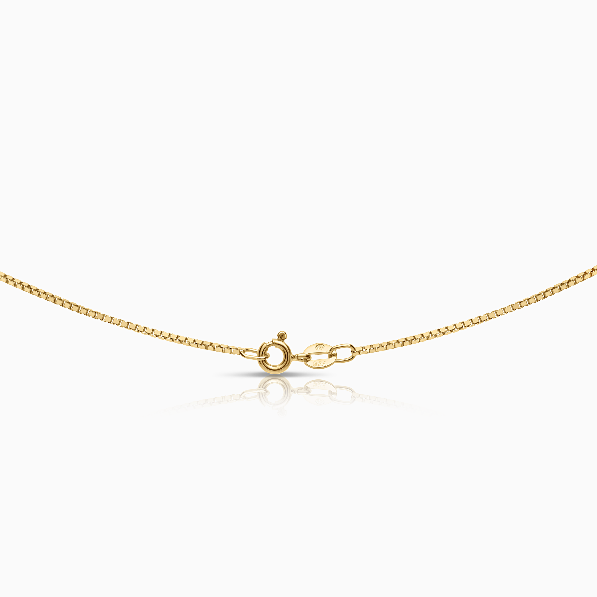 Halsband med blå sten 4,30g 18K guld