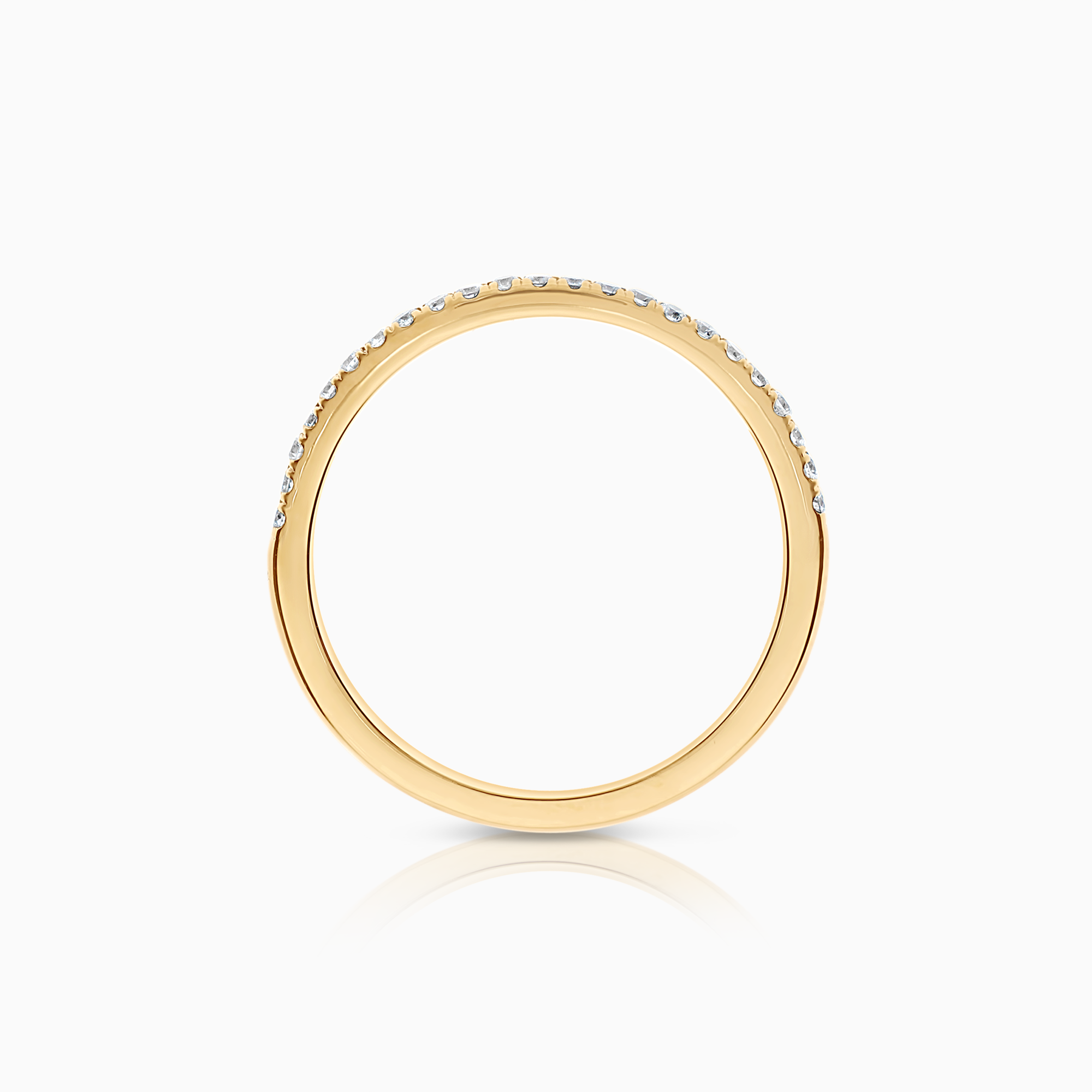 Alliansring 0,23ct 18K guld